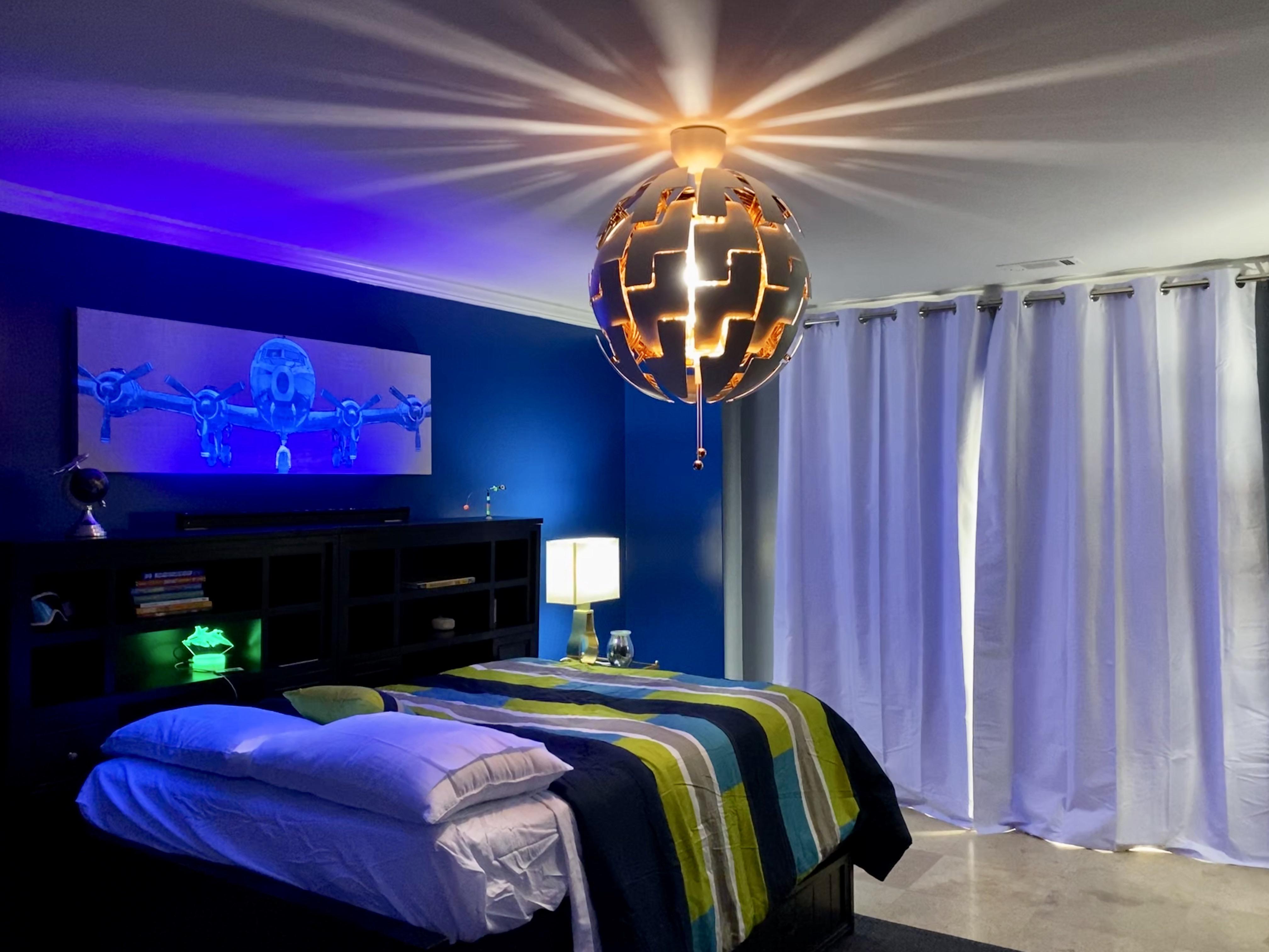 Did up my 11 y/o boy’s room to reflect the fact that he’s transitioning