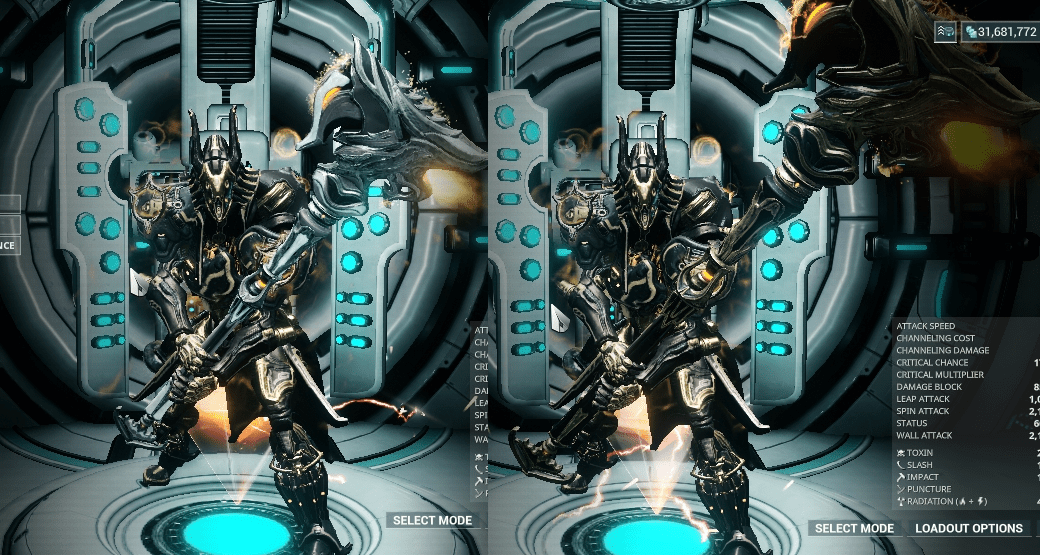 Ogun skin on Wolf Sledge is an anvil on a stick r/Warframe