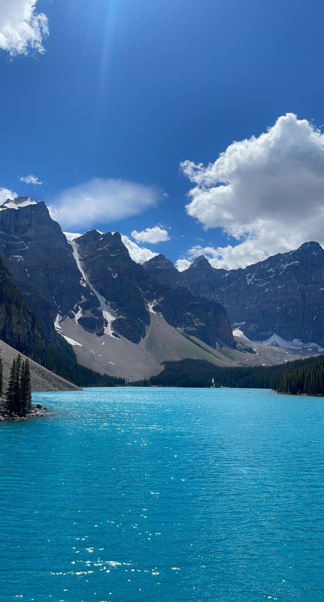 Morraine Lake, Alberta, Canada . NoShitBlog