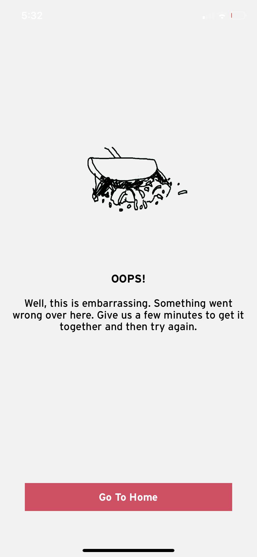Please help. The Taco Bell app is the only app that doesn