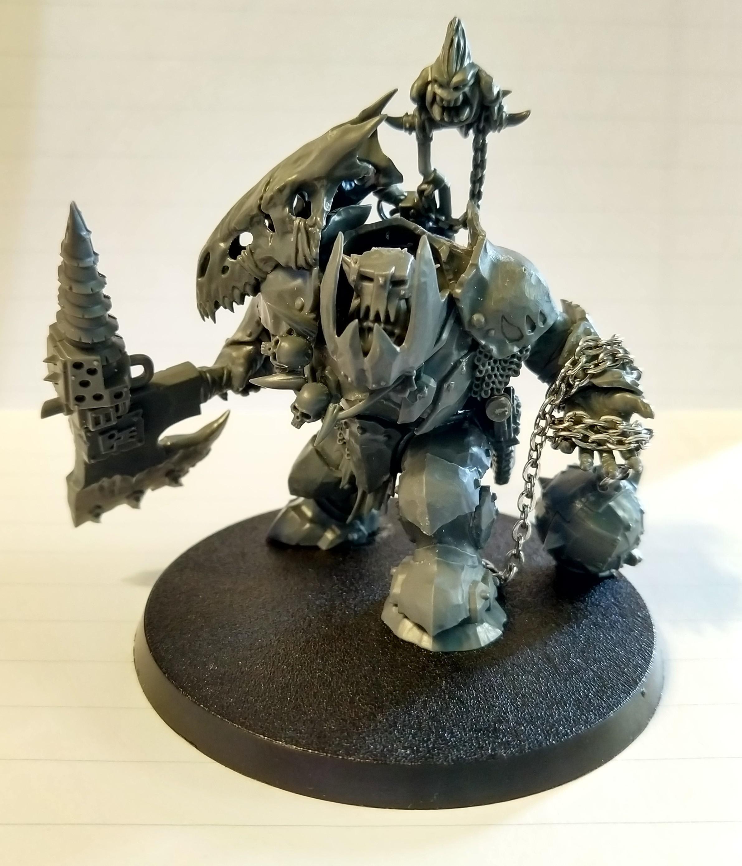 WIP Warboss in Mega Armour orks