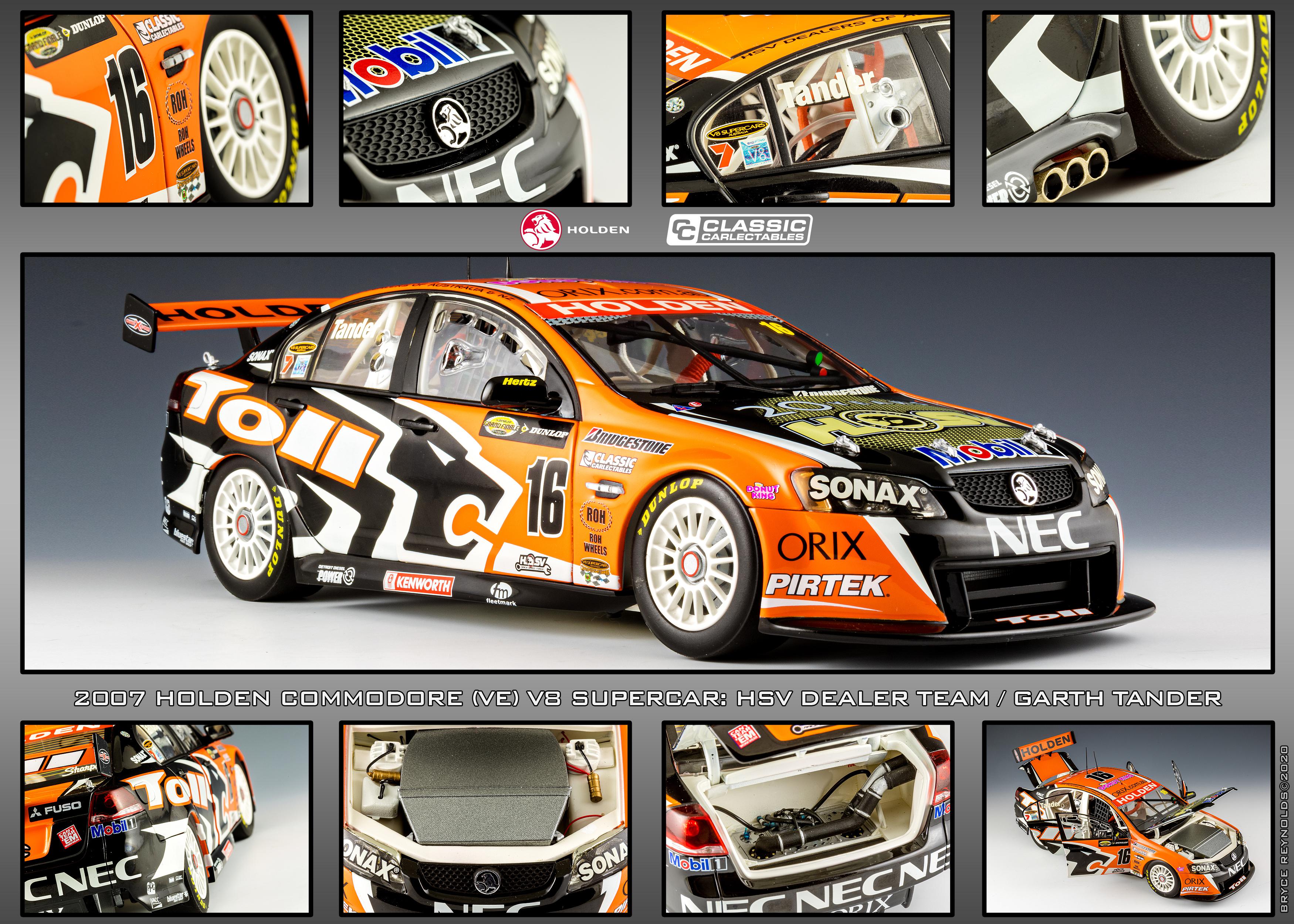Holden Commodore (VE) 2007 V8 Supercars, Garth Tander [118] [Classic