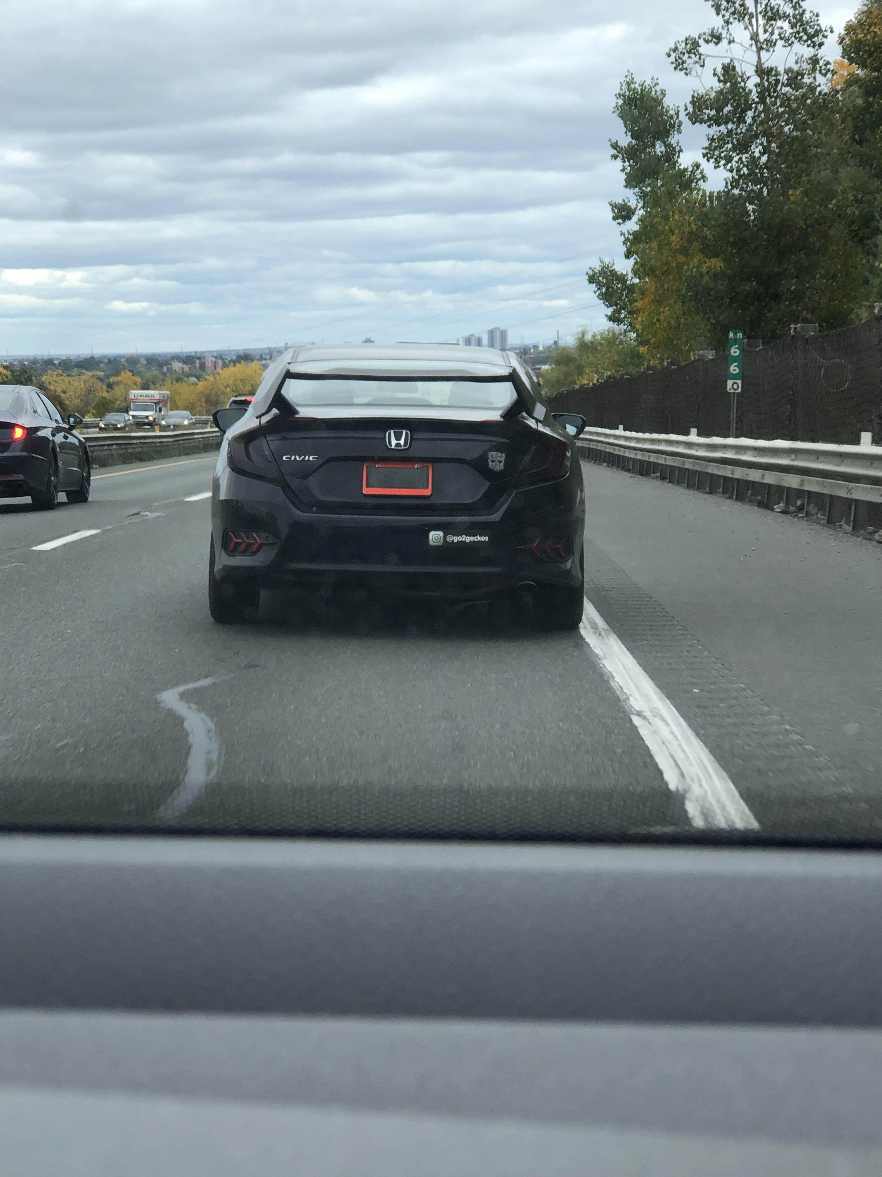How are licence plate covers this dark legal? r/ontario
