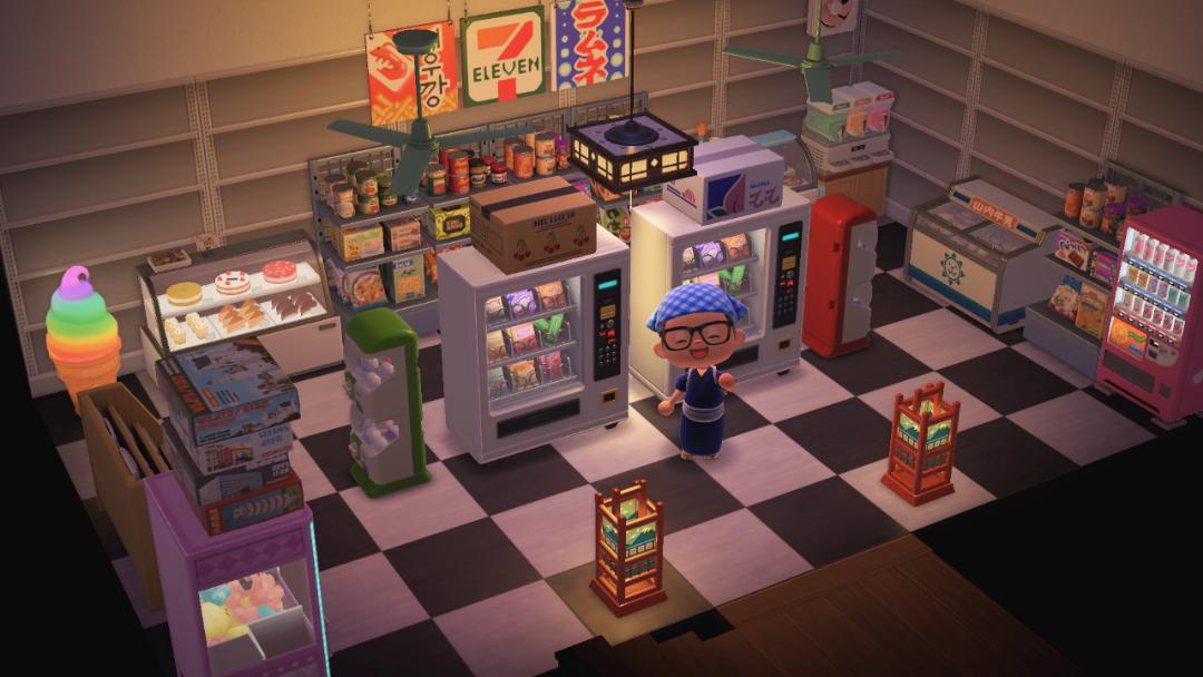 My little convenience store in my basement. r/AnimalCrossing