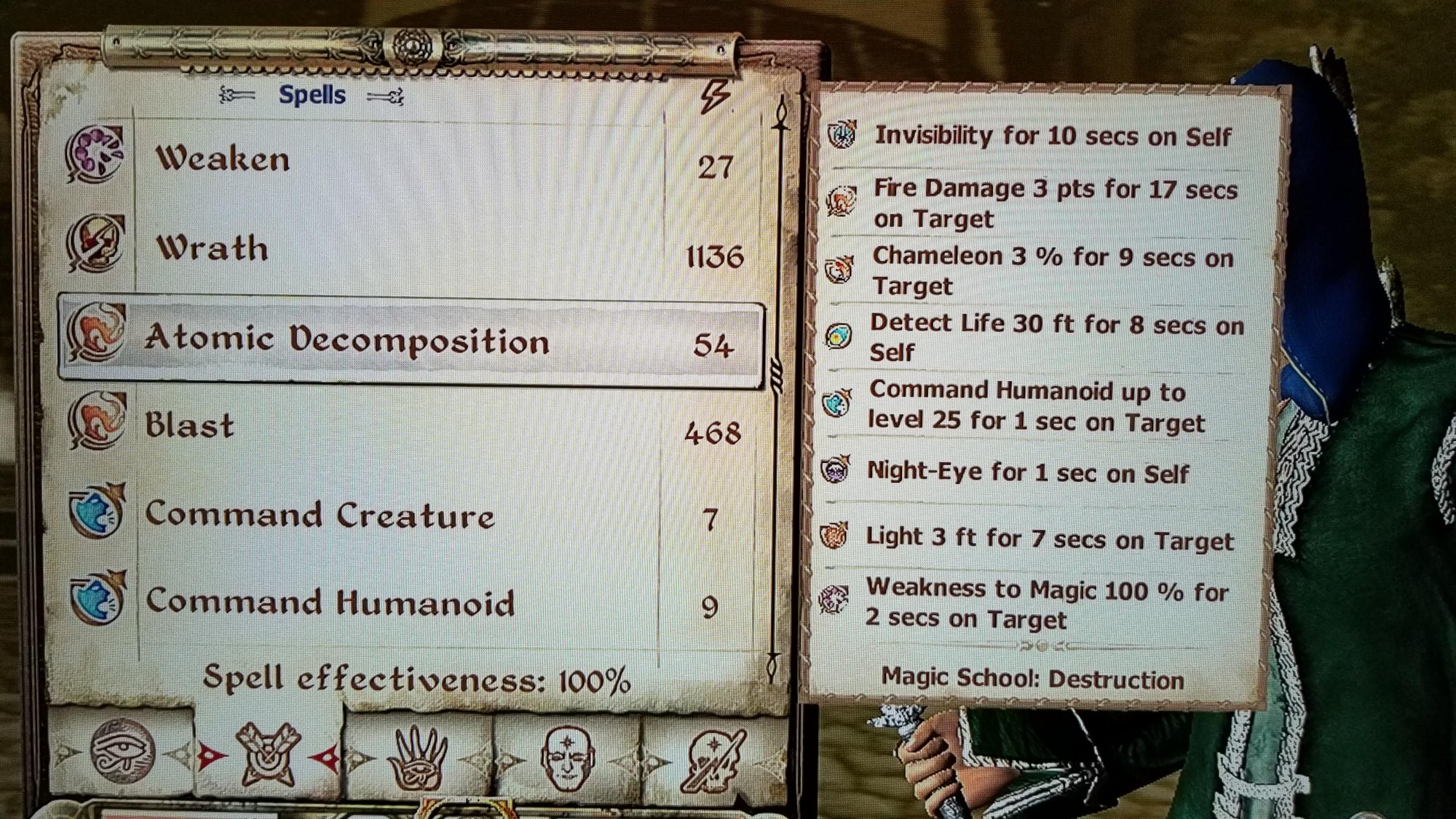 An Entertaining spell r/oblivion