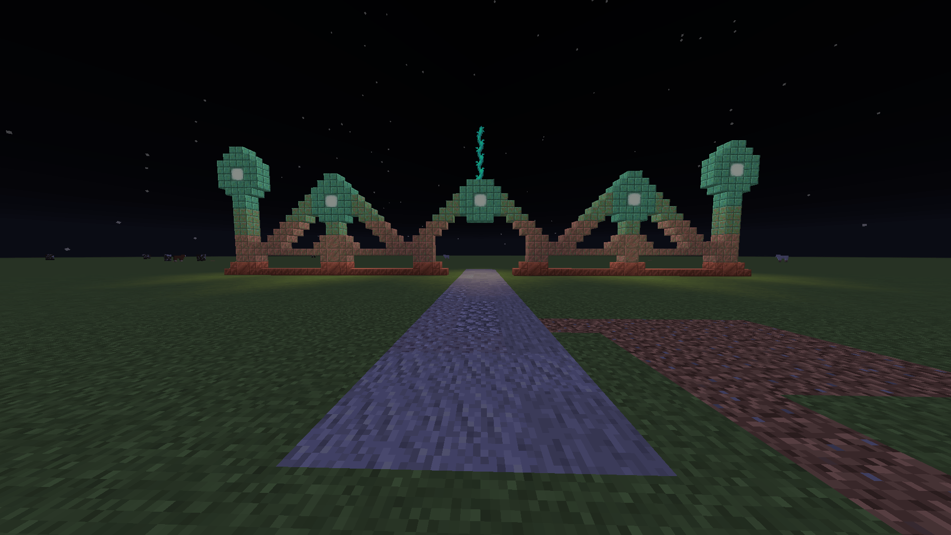 I was doing some testing with copper, this is industrial gate/fence