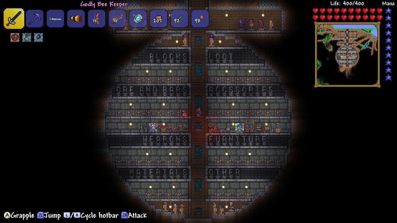 My storage room. Any thoughts? r/Terraria