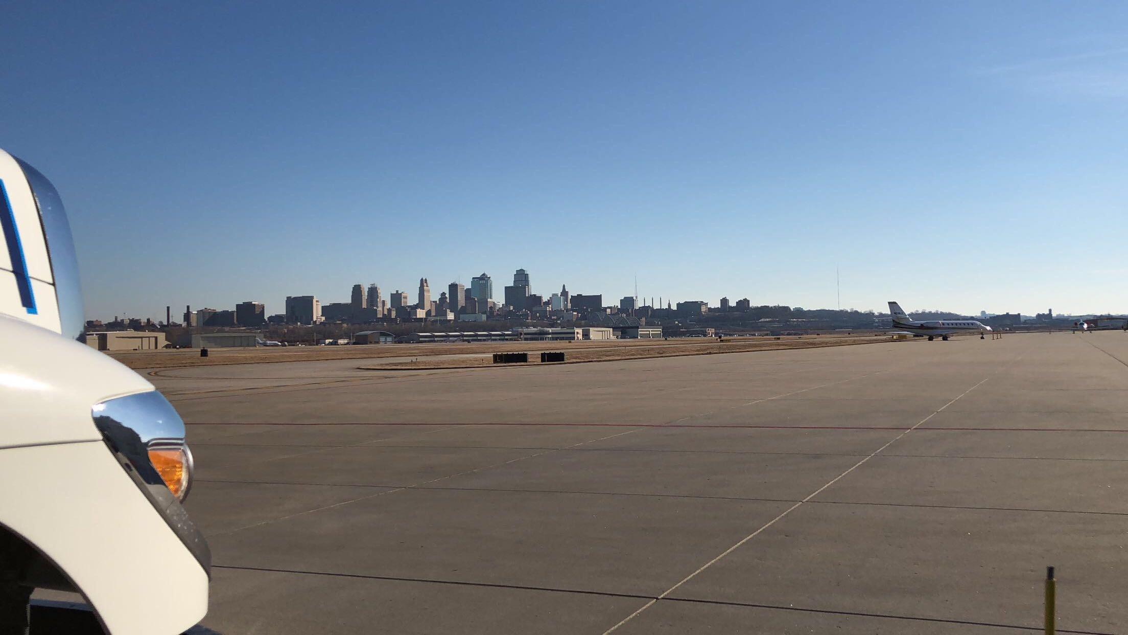 Our skyline, from the North West corner of the Charles B. Wheeler