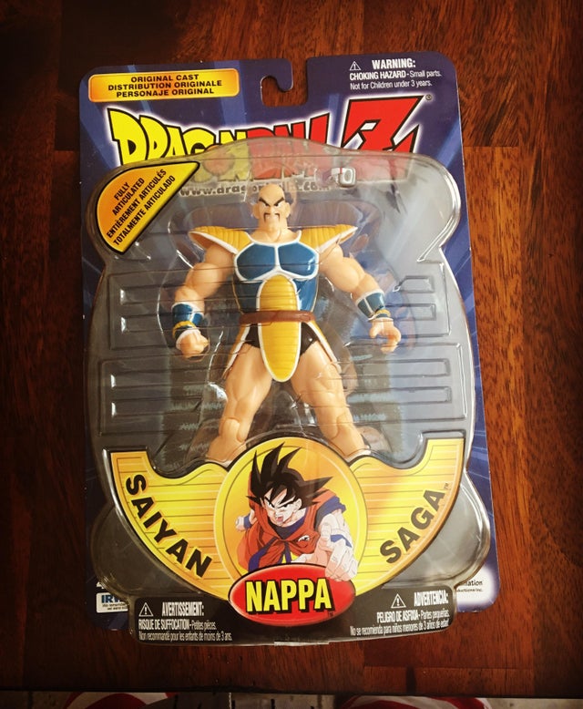 My Vintage Early 2000's Dragon Ball Z Nappa Irwin Action Figure in good
