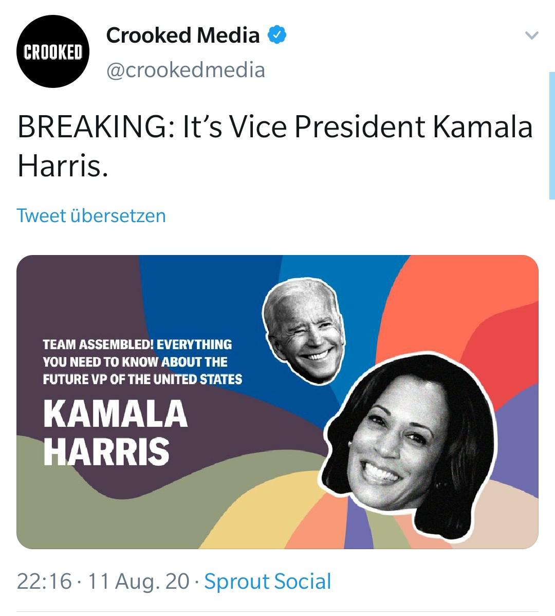 Breaking It's VP Kamala Harris FriendsofthePod