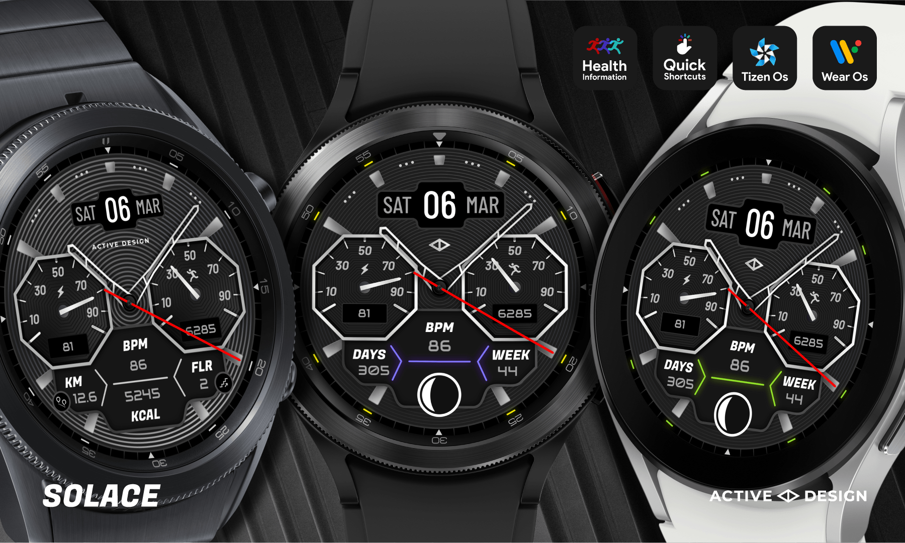 Solace Watch Face by Active Design GalaxyWatchFace
