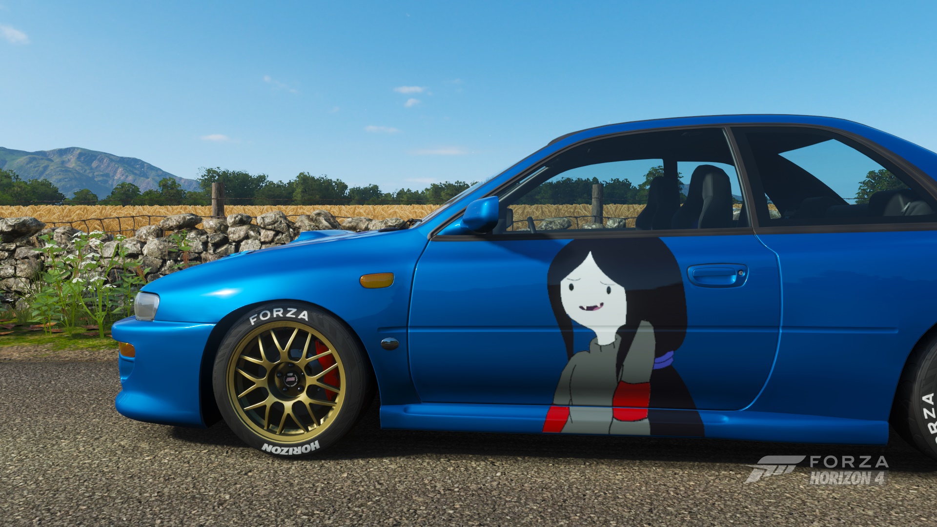I made a marceline vinyl in forza r/adventuretime