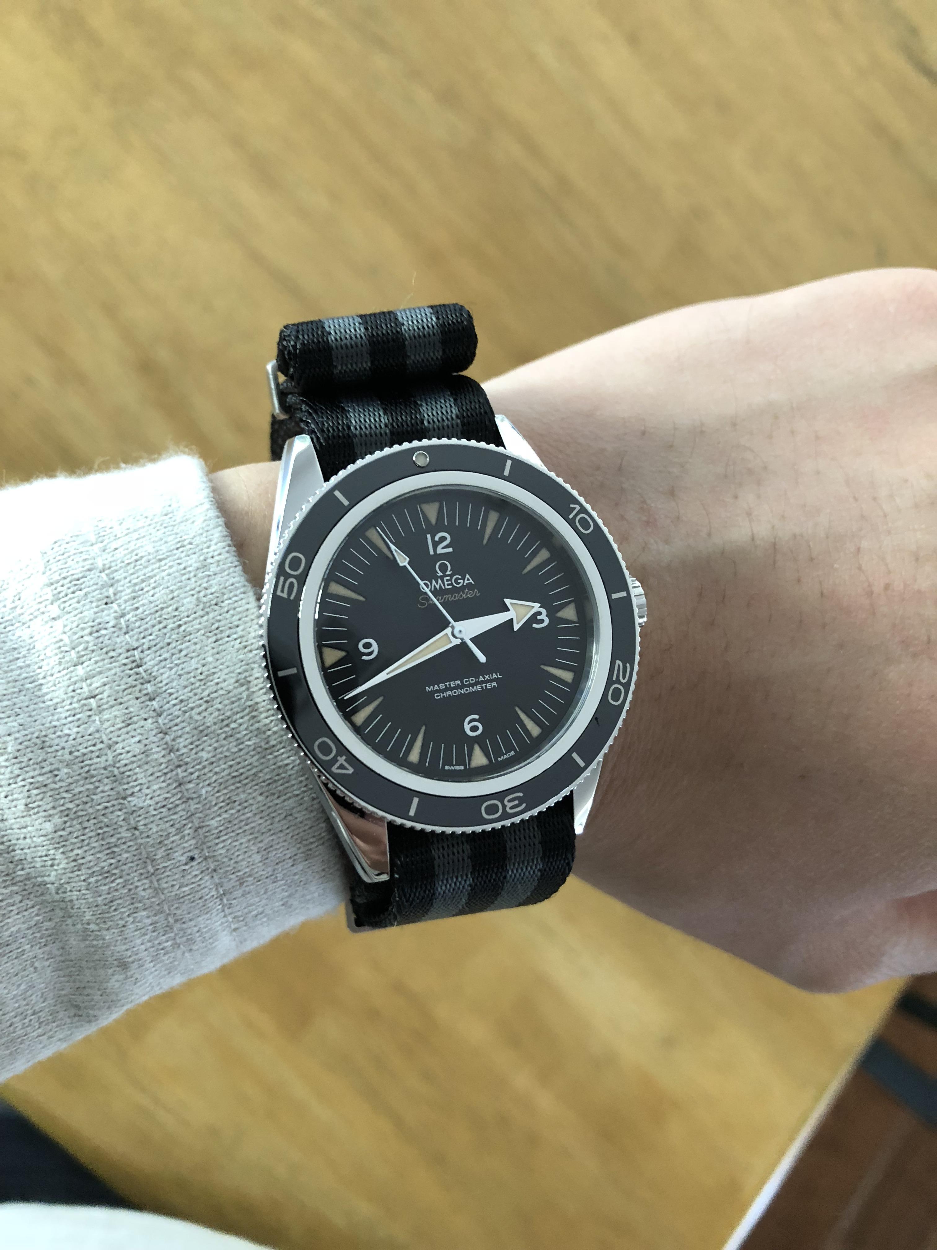 [Omega] Seamaster 300. My first automatic watch. Now in NATO strap. r