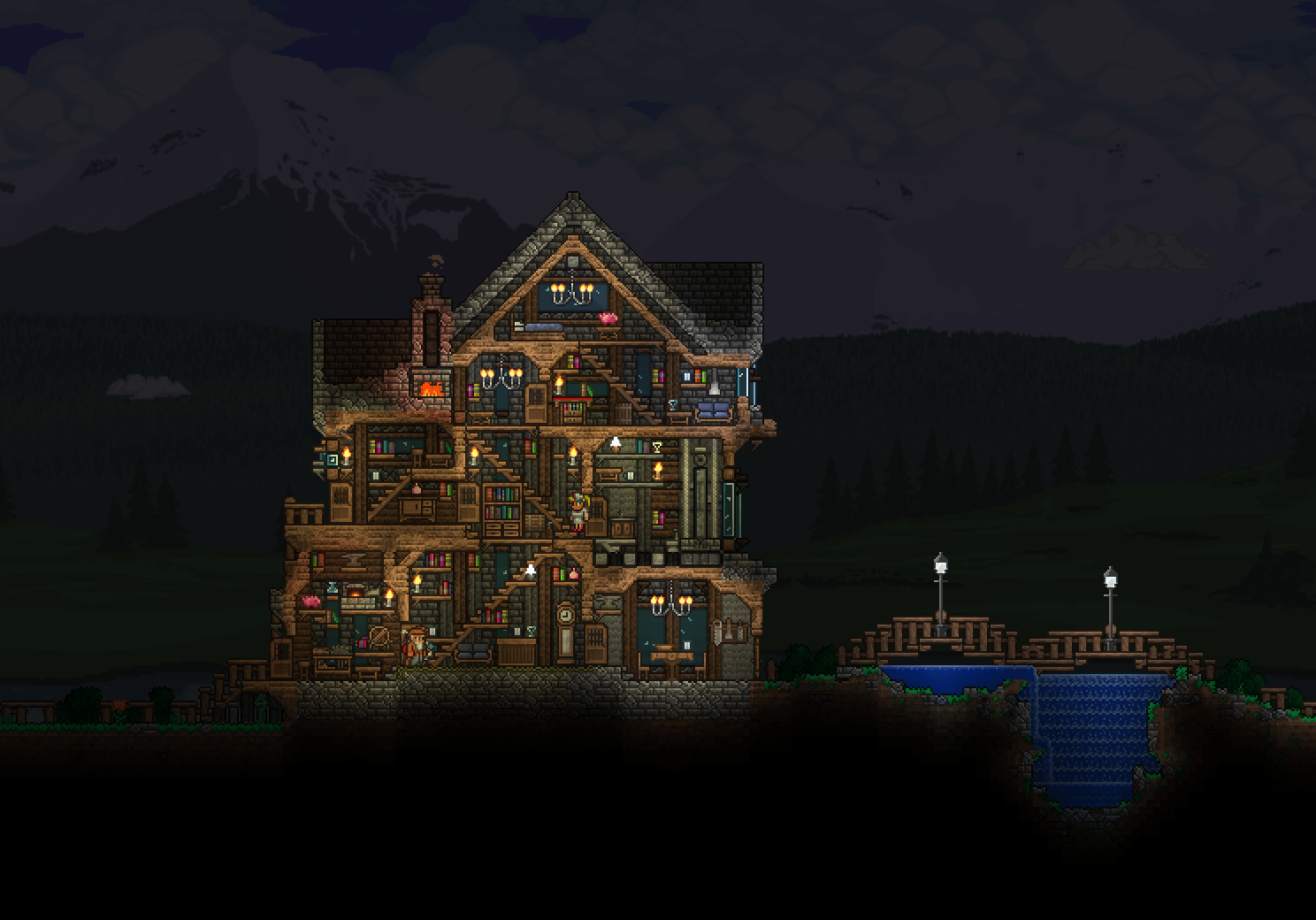Here's a house that I built today. I'd say that it was a well spent 2