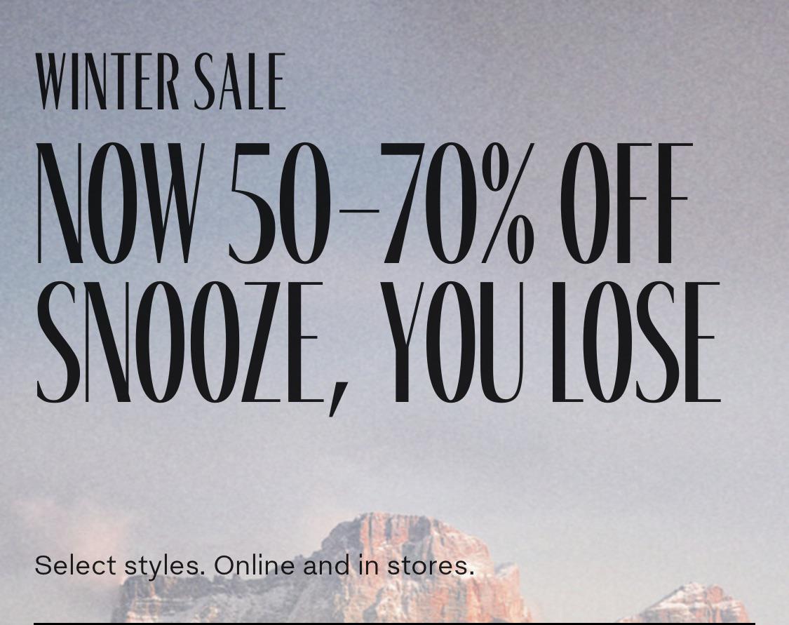 Snooze You Lose Sale on now! r/Aritzia
