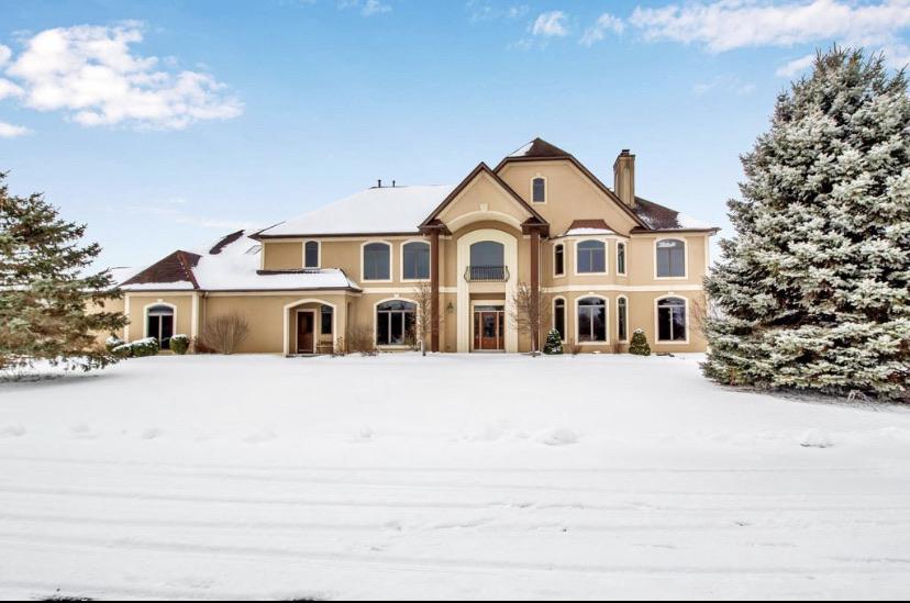 This 1.8M listing in Akron, NY. The mustard sandwich of real estate