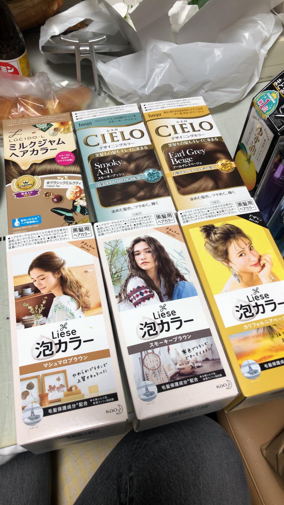 Visiting Japan so stocked up on hair dyes! Has anyone tried any of