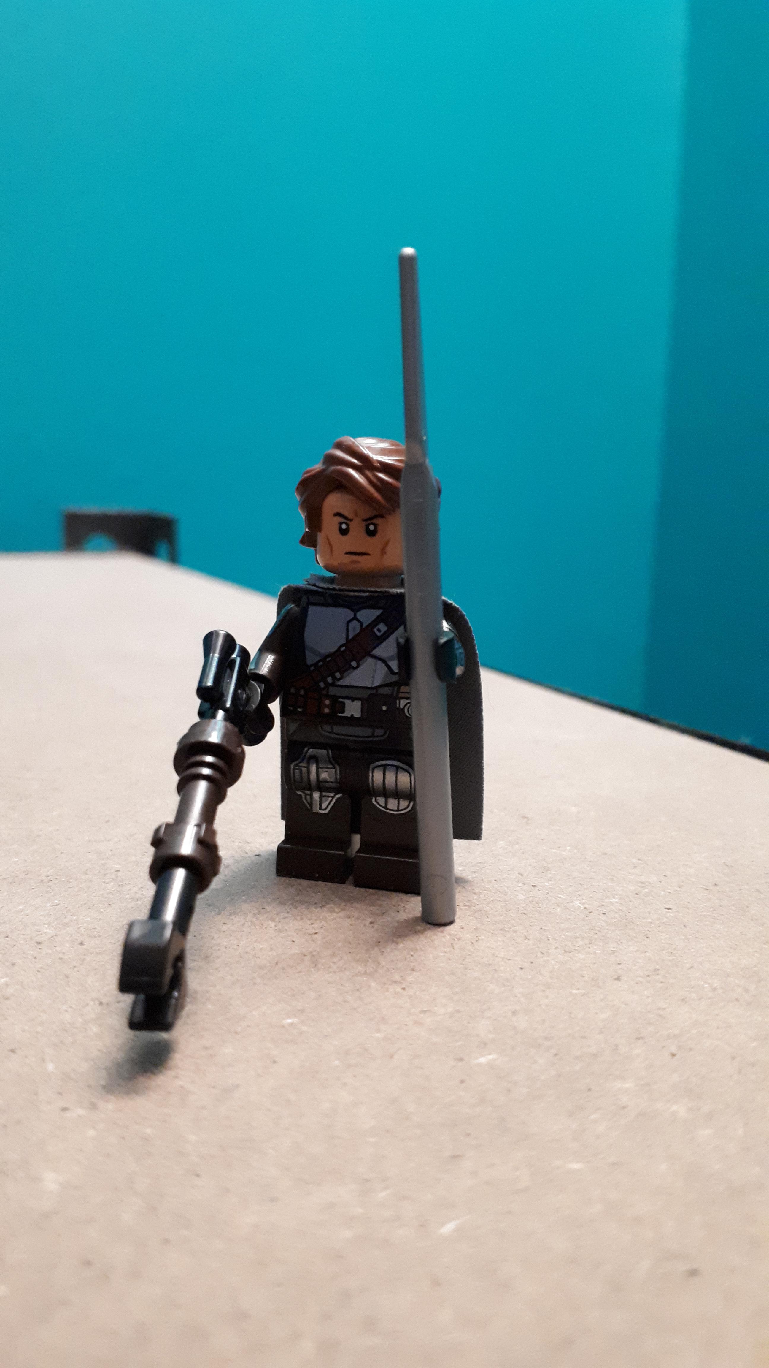 My custom face for din djarin since lego wont give us an actual one