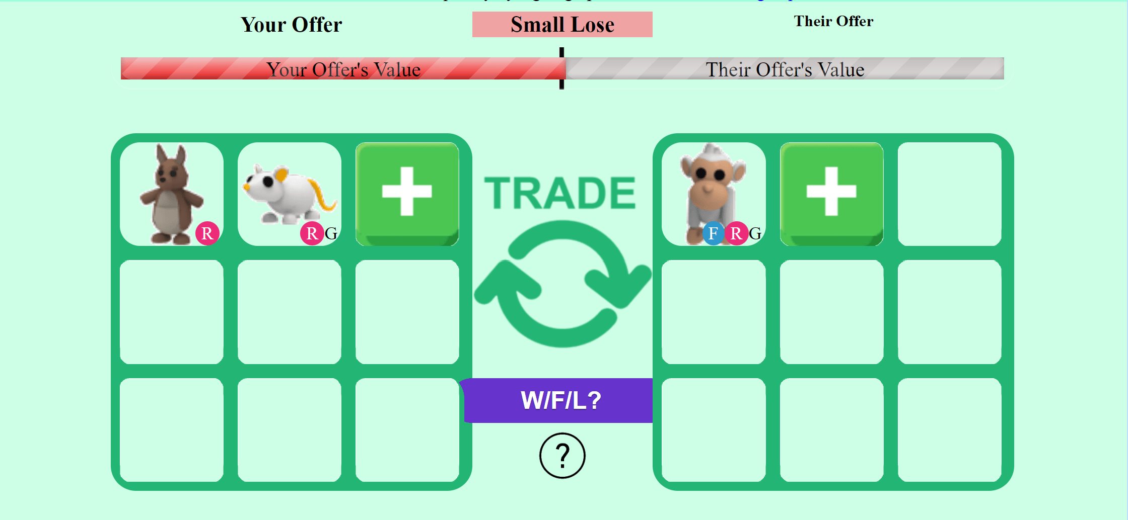 Hey guys trading Ride kangaroo and Ride golden rat (fullgrown) for a