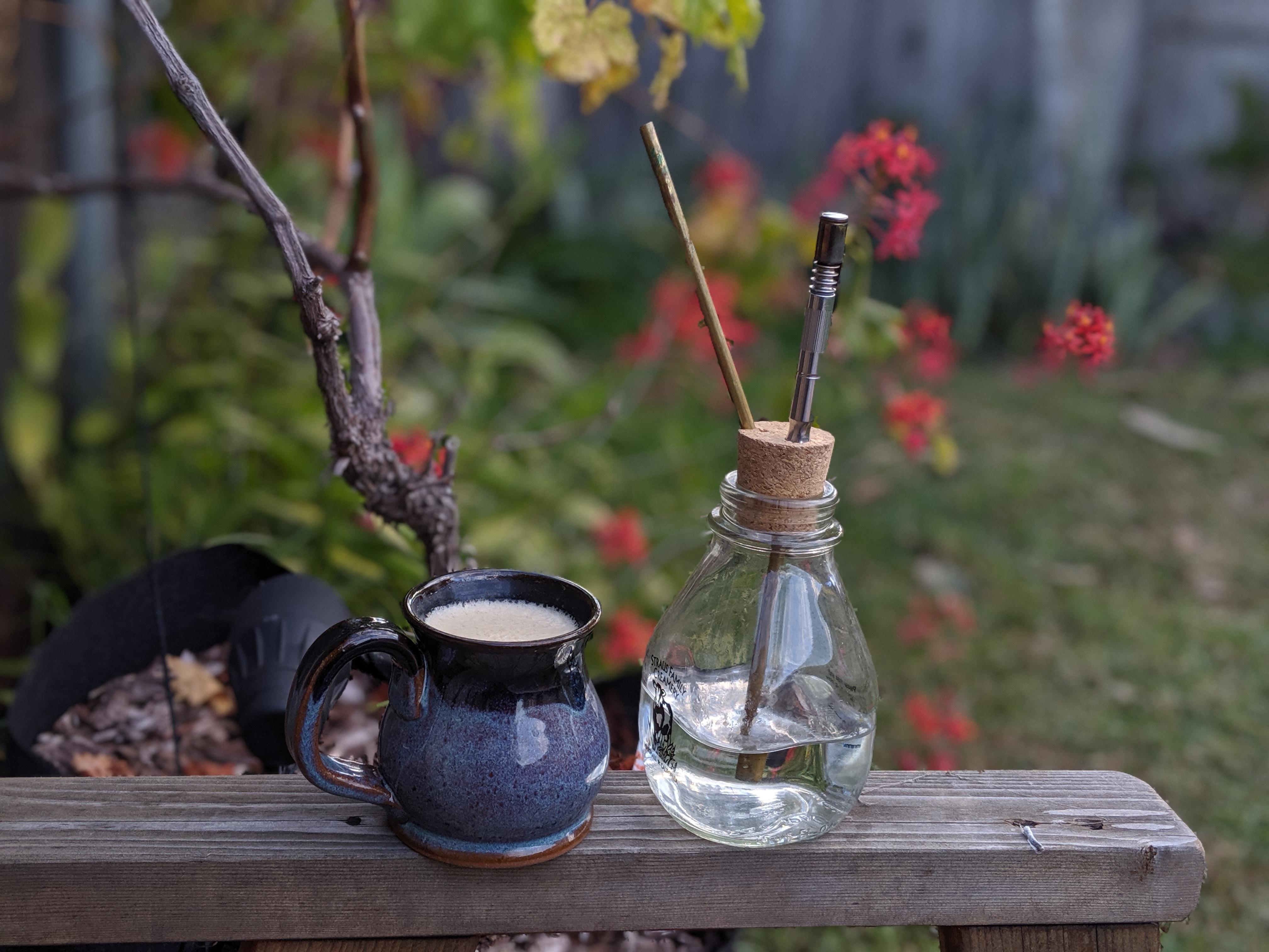 Some abv coconut oil coffee and AC/DC + Jack Herer blend in the dynavap