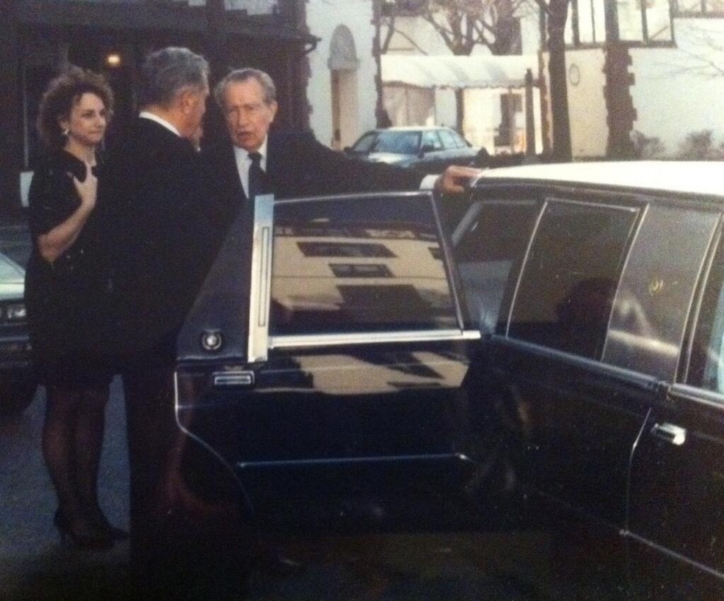 Last known picture of President Richard Nixon, taken a few days before