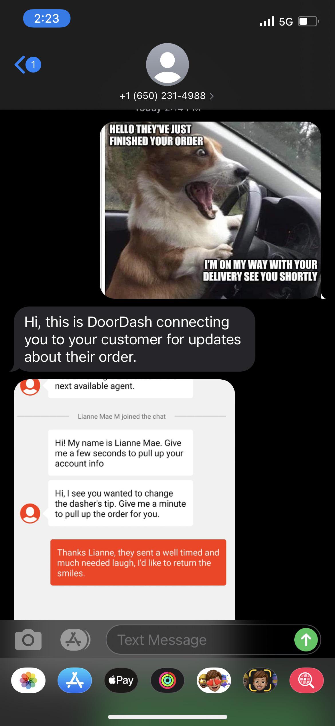 When memeing goes right 🥰 doordash_drivers