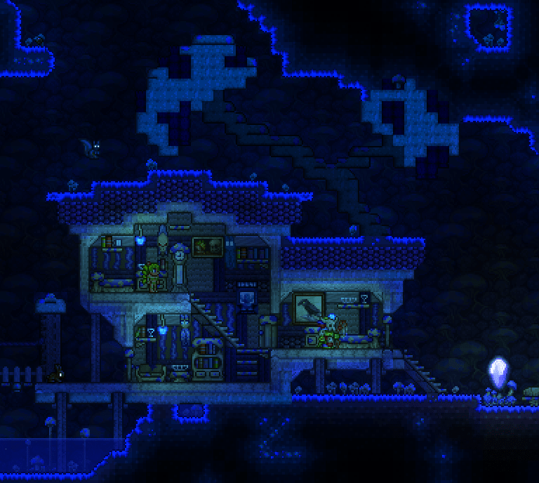 Underground Mushroom House (ft. Topaz Bunny and Emerald Squirrel) r