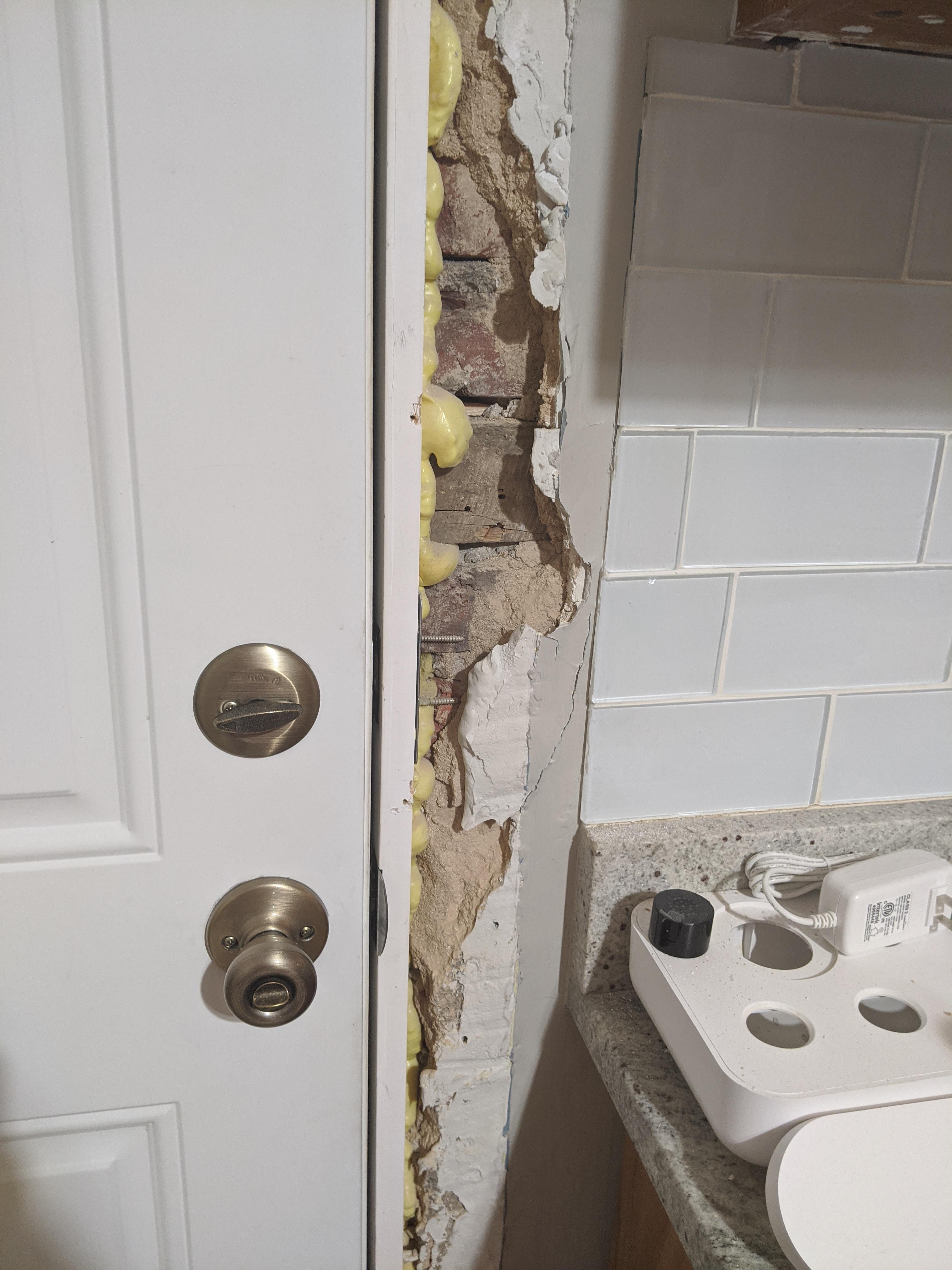 Total noob here how to patch this to make it ready for trim installation? Will joint compound