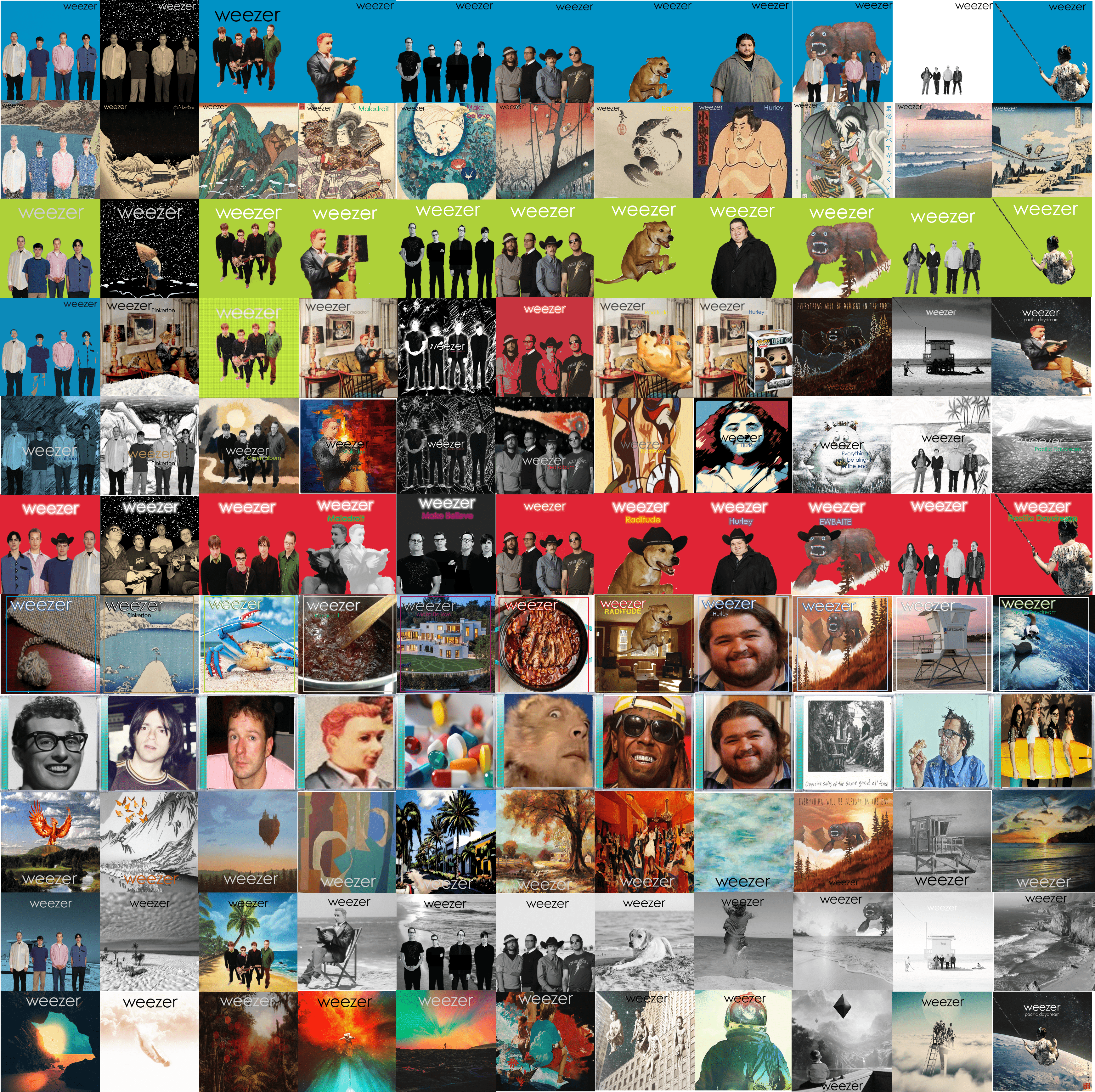 (Almost) Every Weezer Album In The Style Of Every Weezer Album r/weezer