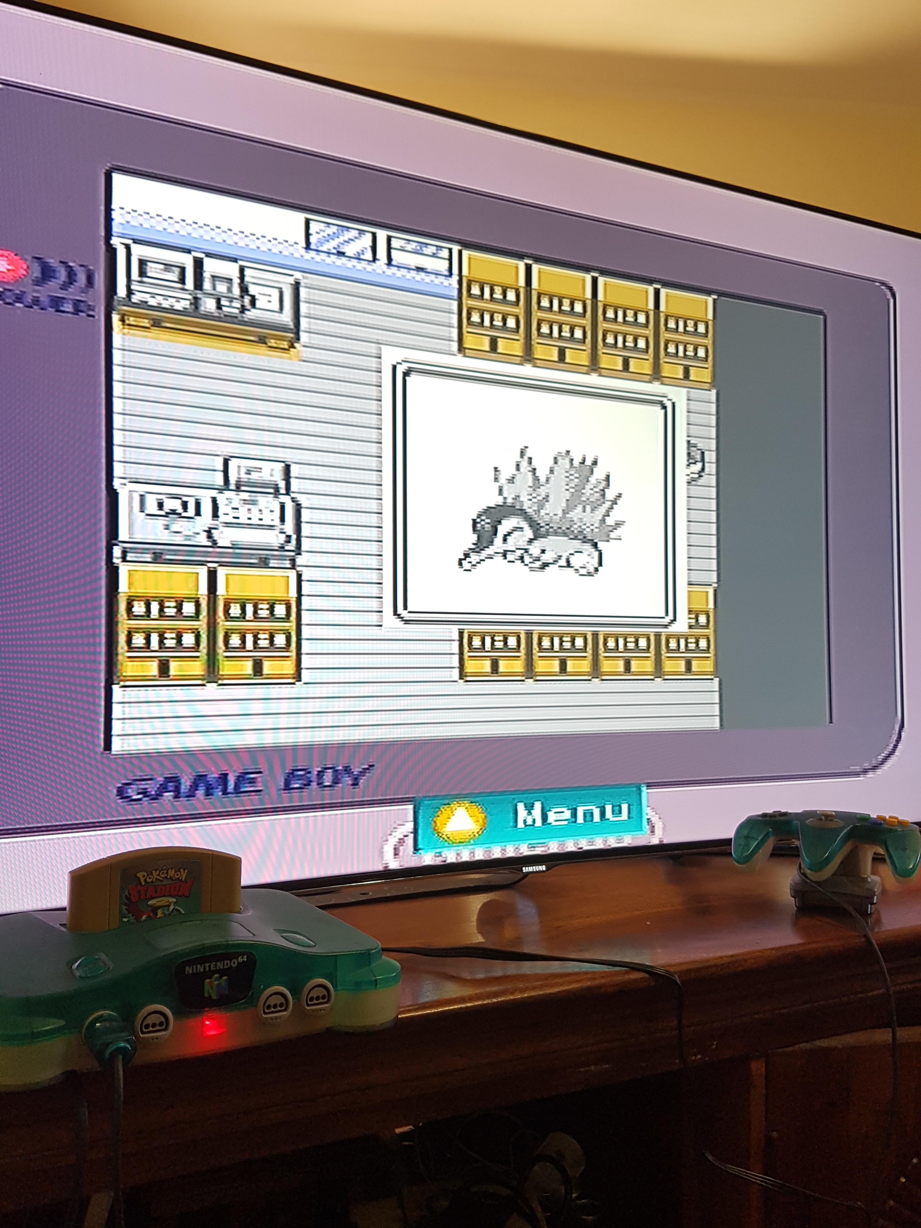 Restored my N64, changed Pokèmon Crystal battery, plugged it to the