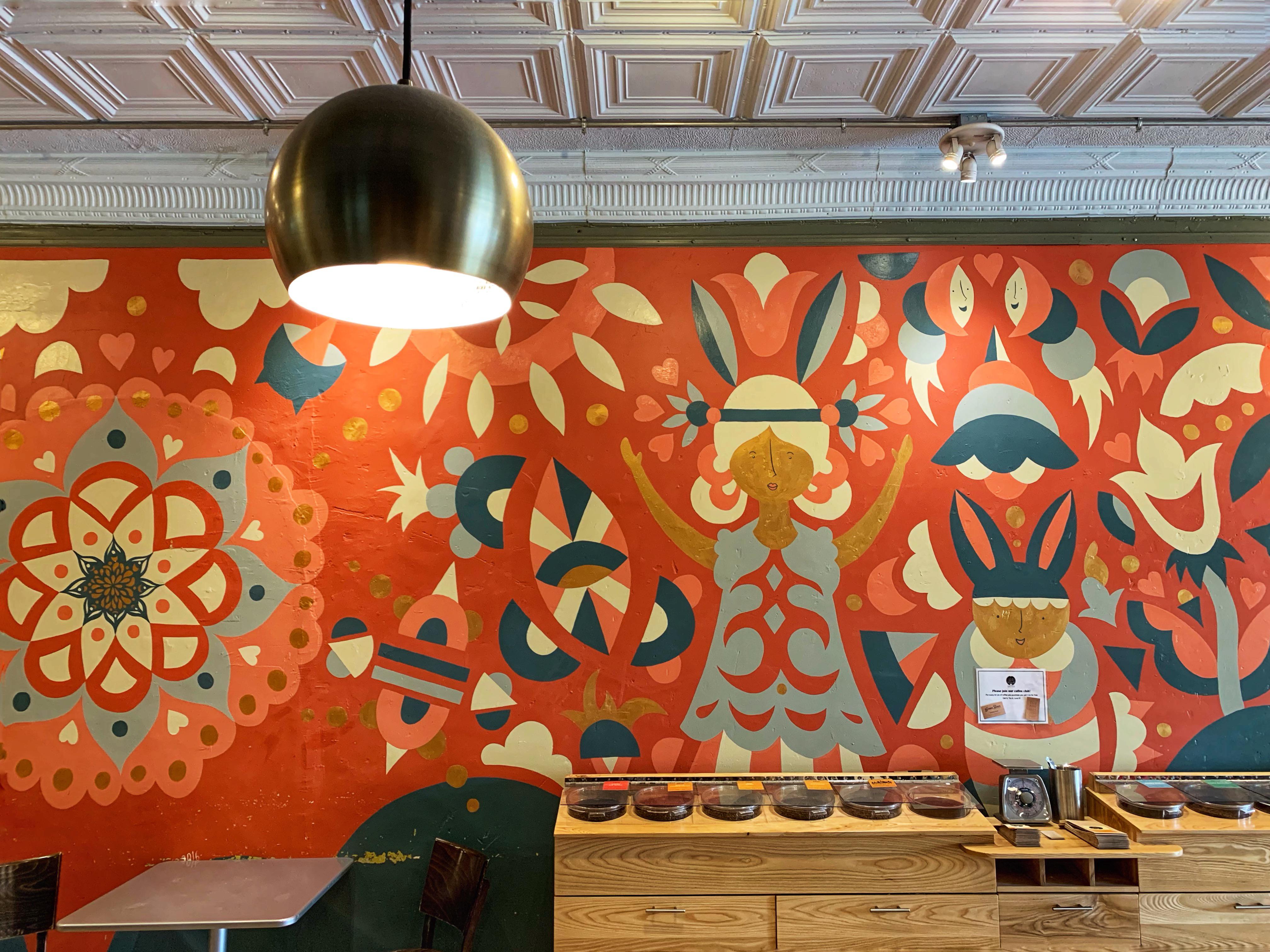 Midsommar Vibes Green Bean Coffee Shop in Greensboro NC r/A24