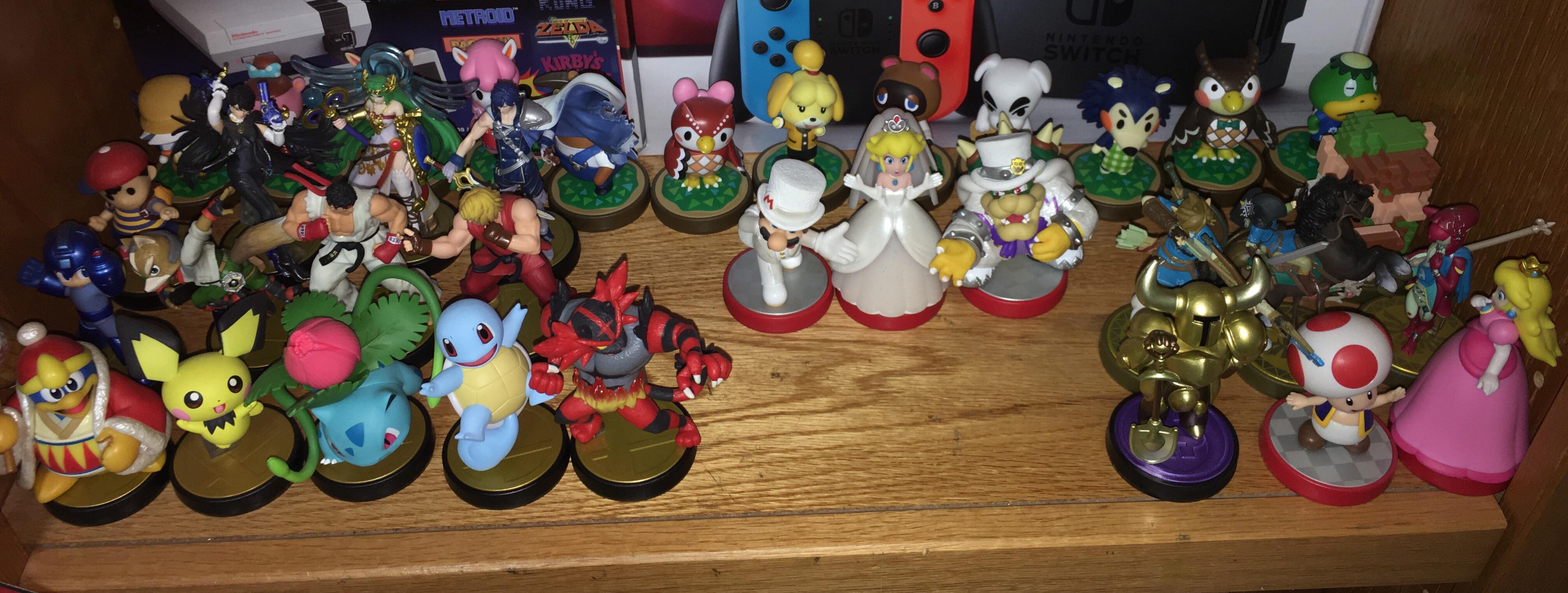 My full collection of amiibos so far r/amiibo