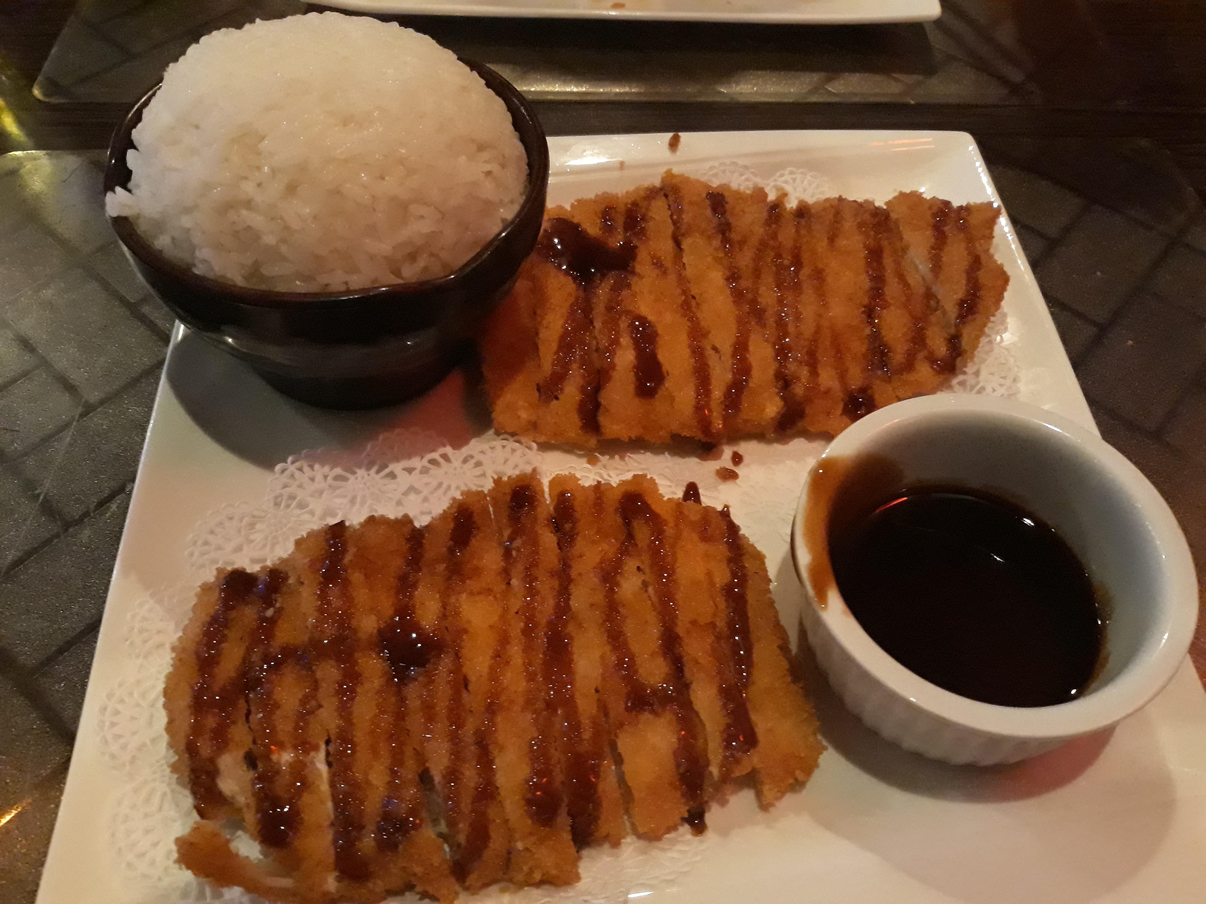 [I ate] Katsustyle Teriyaki Chicken and Rice r/food