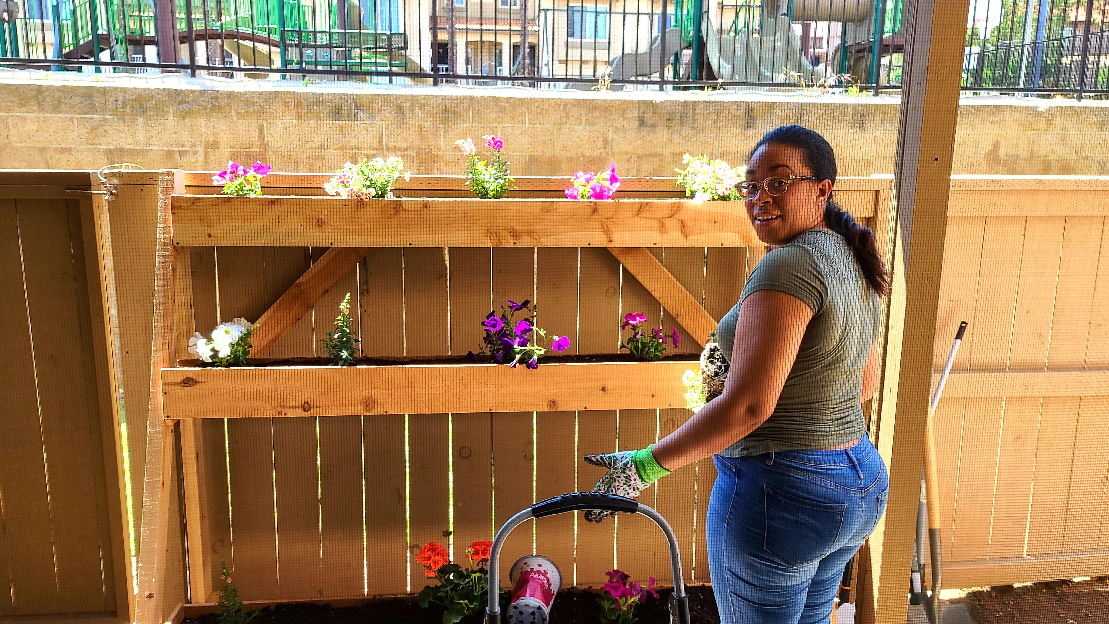 Built these flower boxes for my wife for Mother's Day. Happiest I've