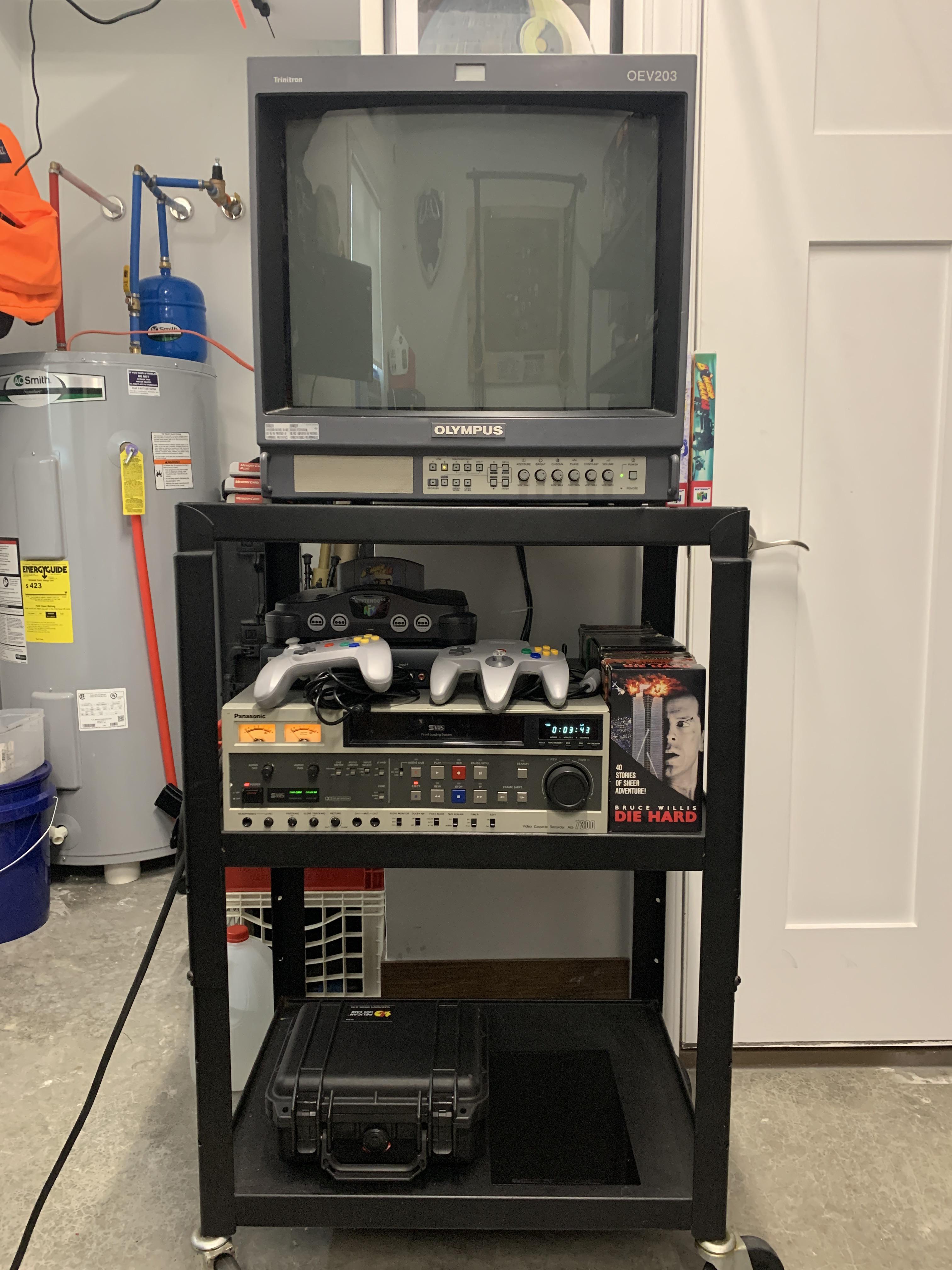 Just wanted to share my N64/VHS station with you all. I keep it in the