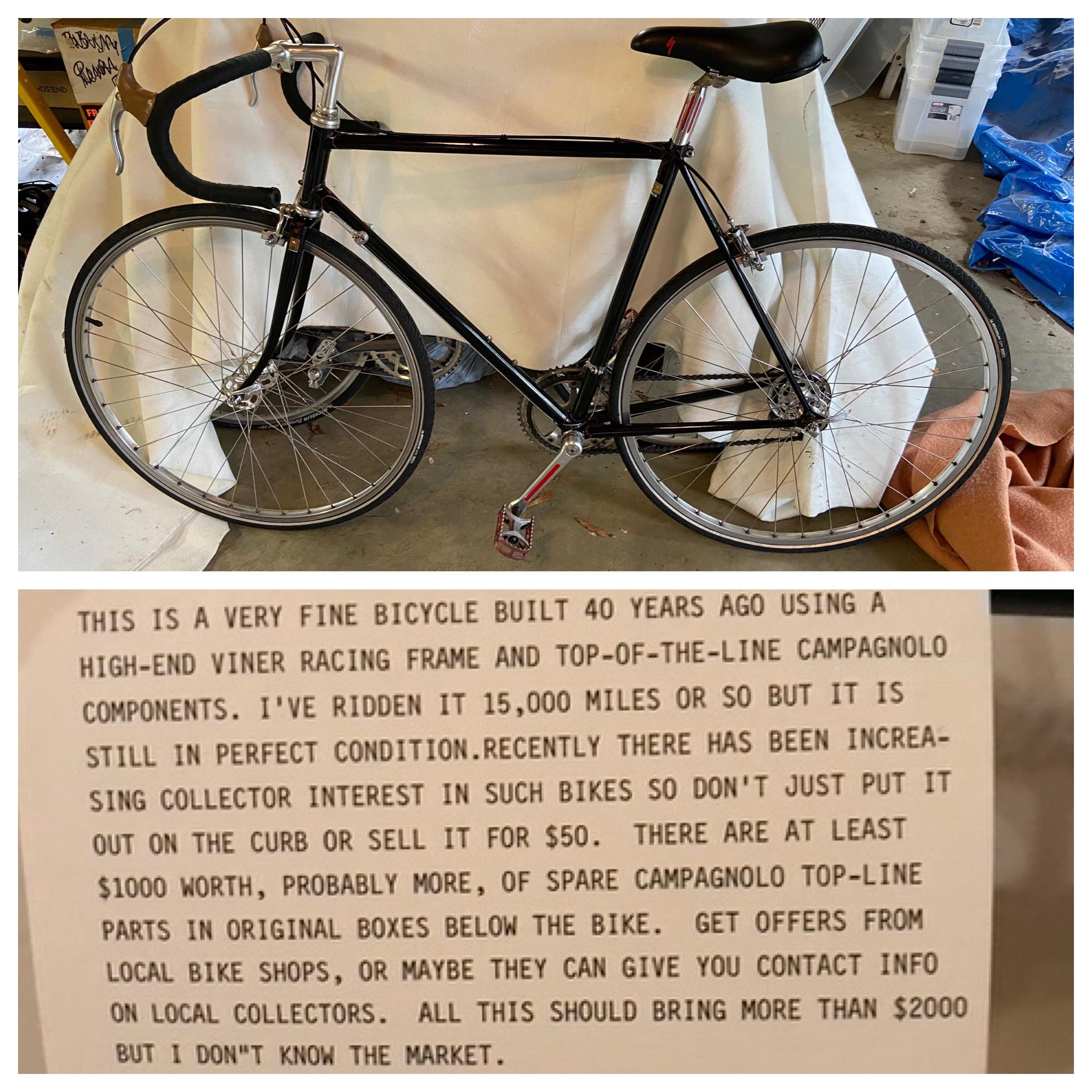 Anyone know anything about Viner bikes? This is supposedly a ‘66. I