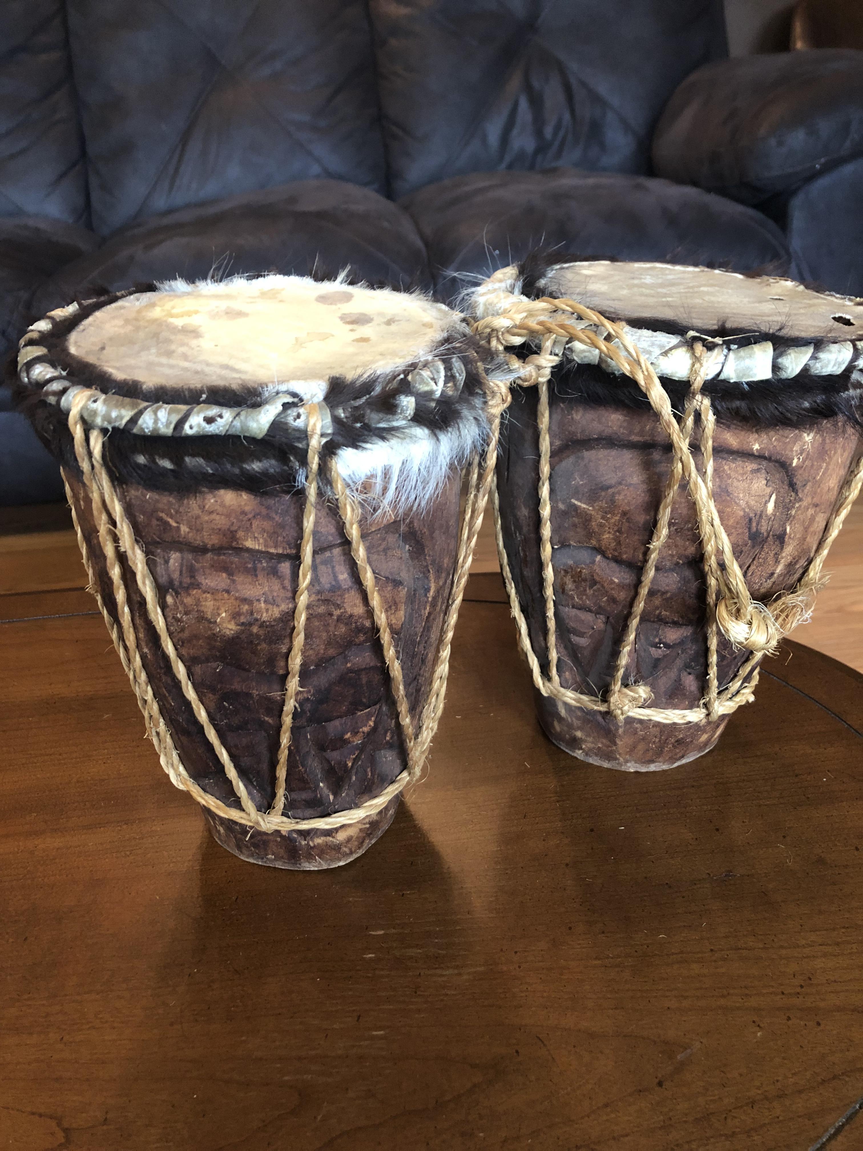 Also bought these bongo drums from the estate sale, I’m wondering if