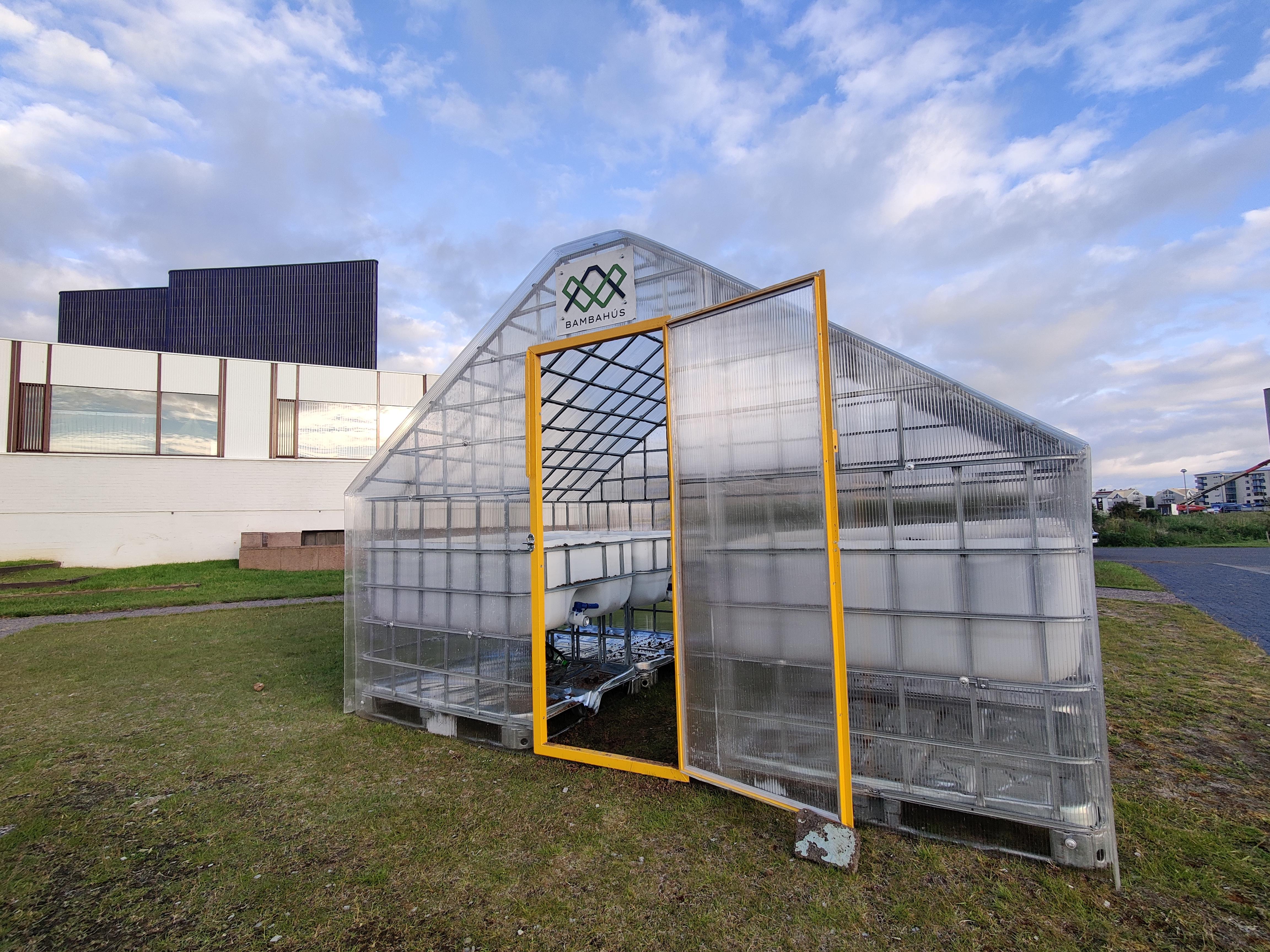 We're manufacturing Greenhouses made from IBC tanks here in Iceland