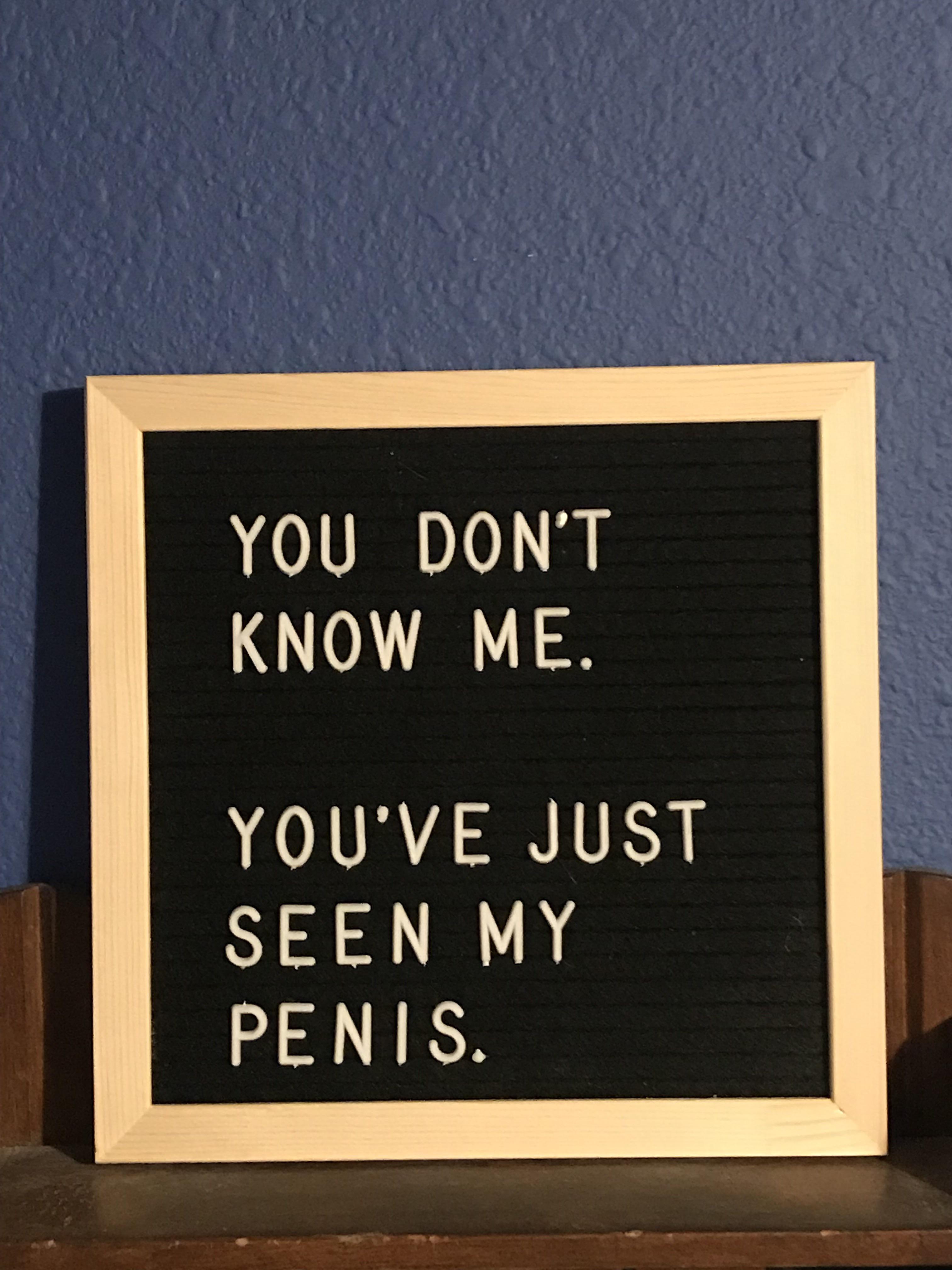 I got a new message board, so of course I immediately dedicated it to