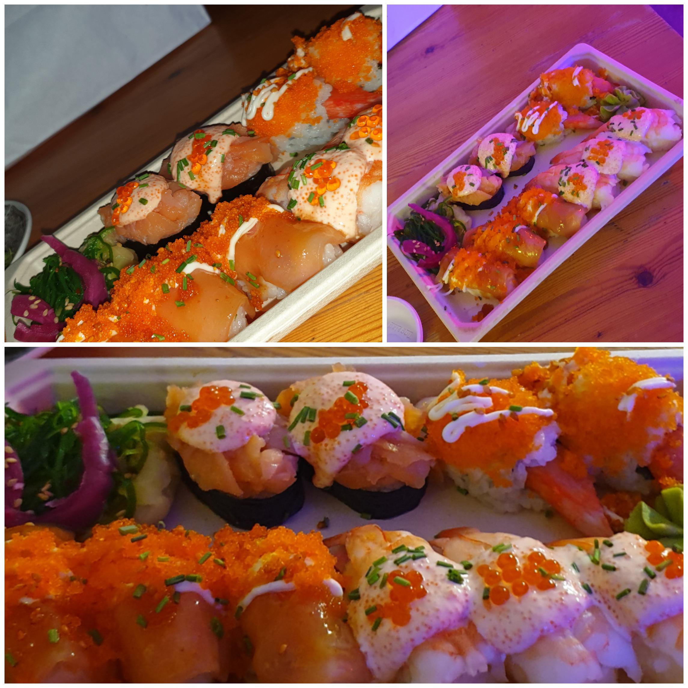 sushi for dinner from my favorite takeaway place😍🥰 r/sushi