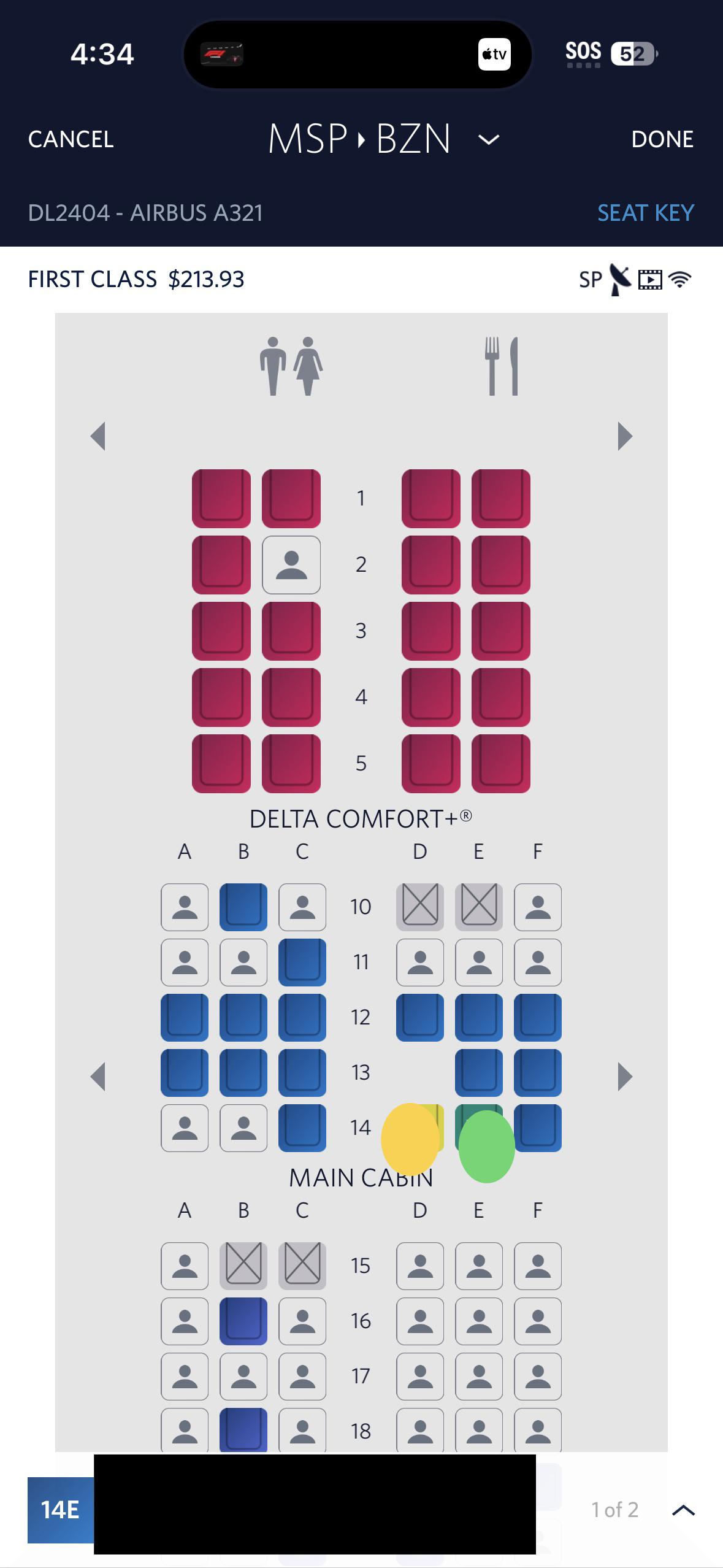 Delta comfort seats r/delta