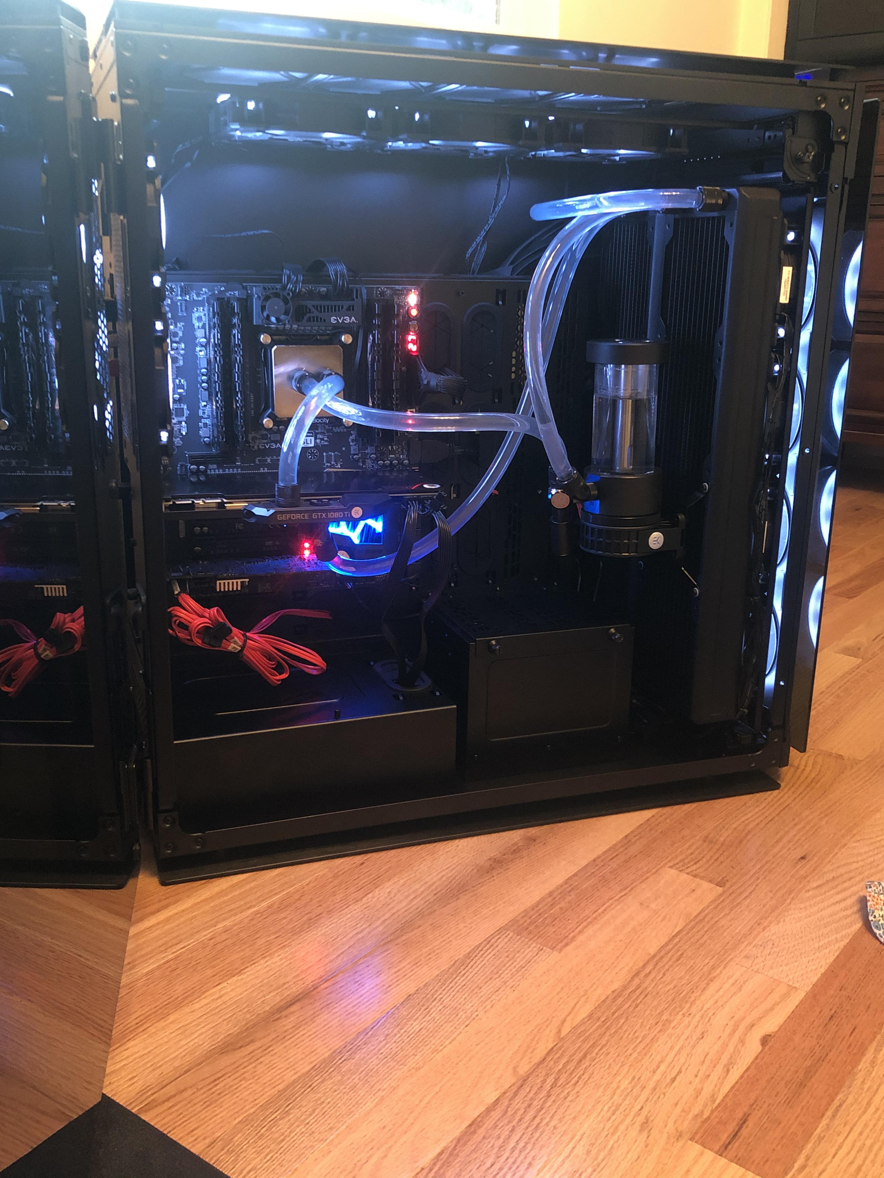 1000D Build complete! Finally, after almost melting my CPU, idle temps