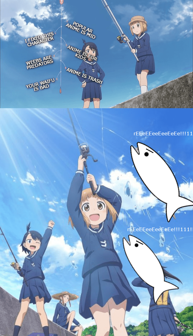 It's like shooting fish in a barrel. r/Animemes