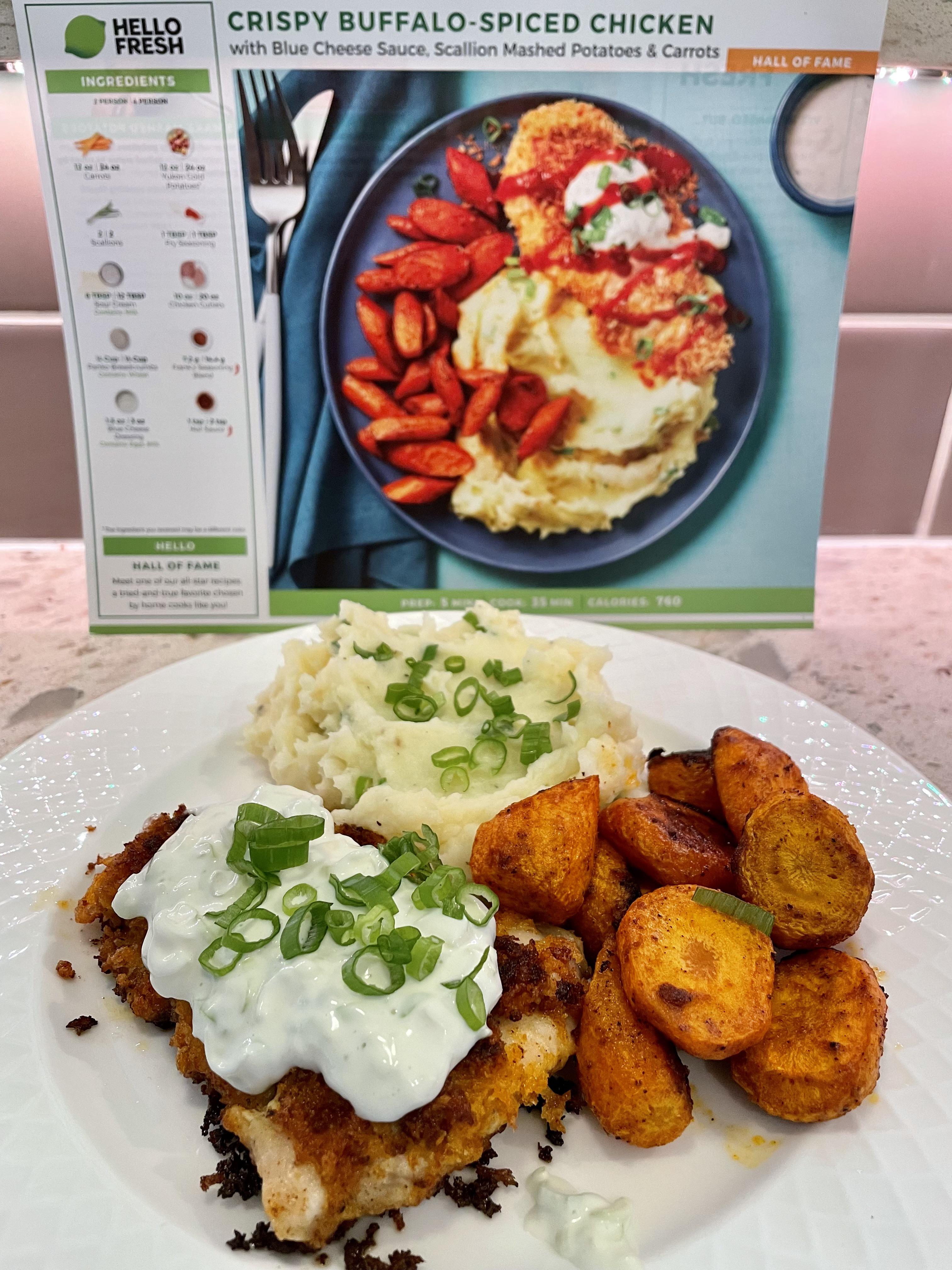 Hellofresh Crispy Buffalo Spiced Chicken