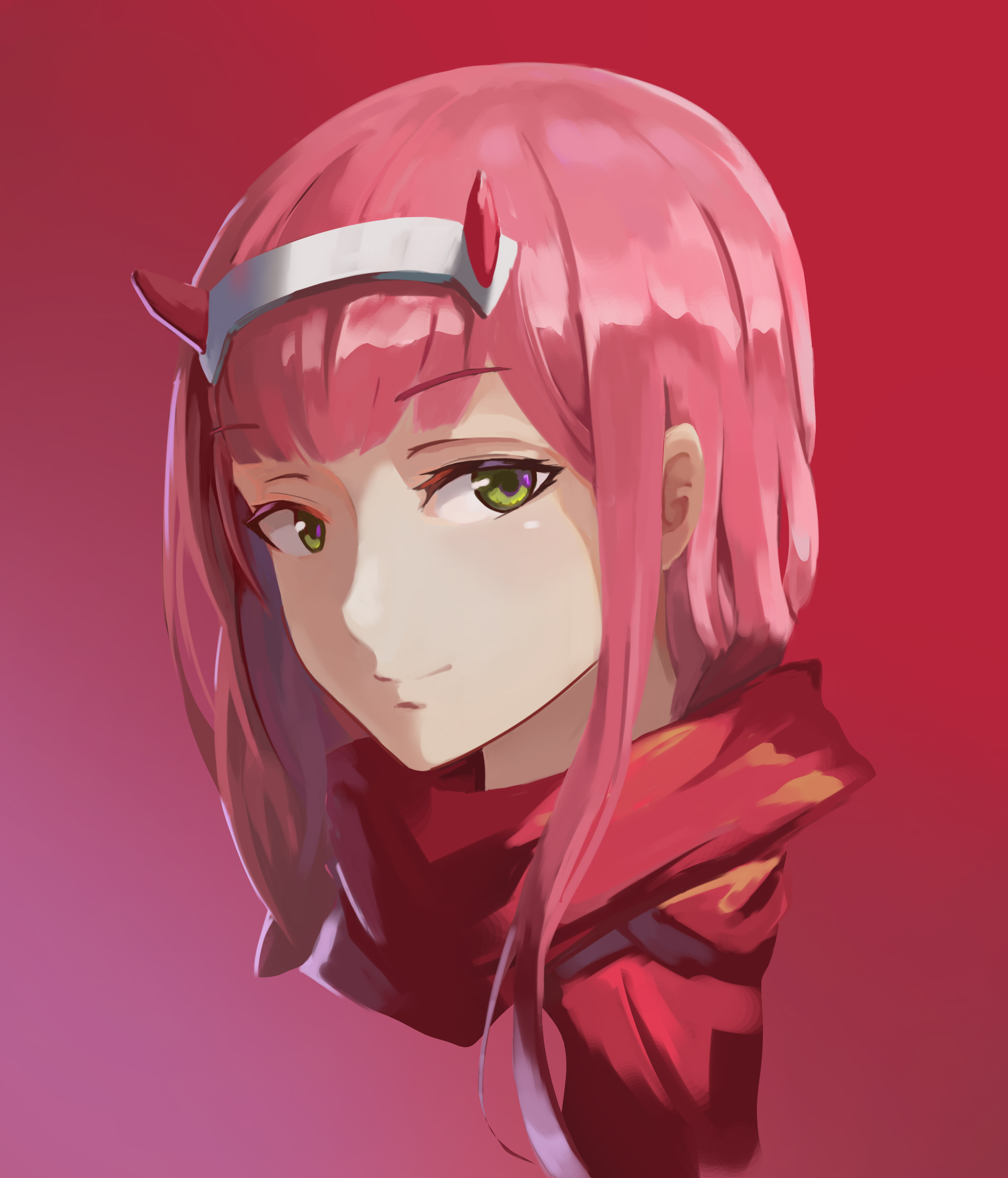 Cool Zero Two fanart r/DarlingInTheFranxx