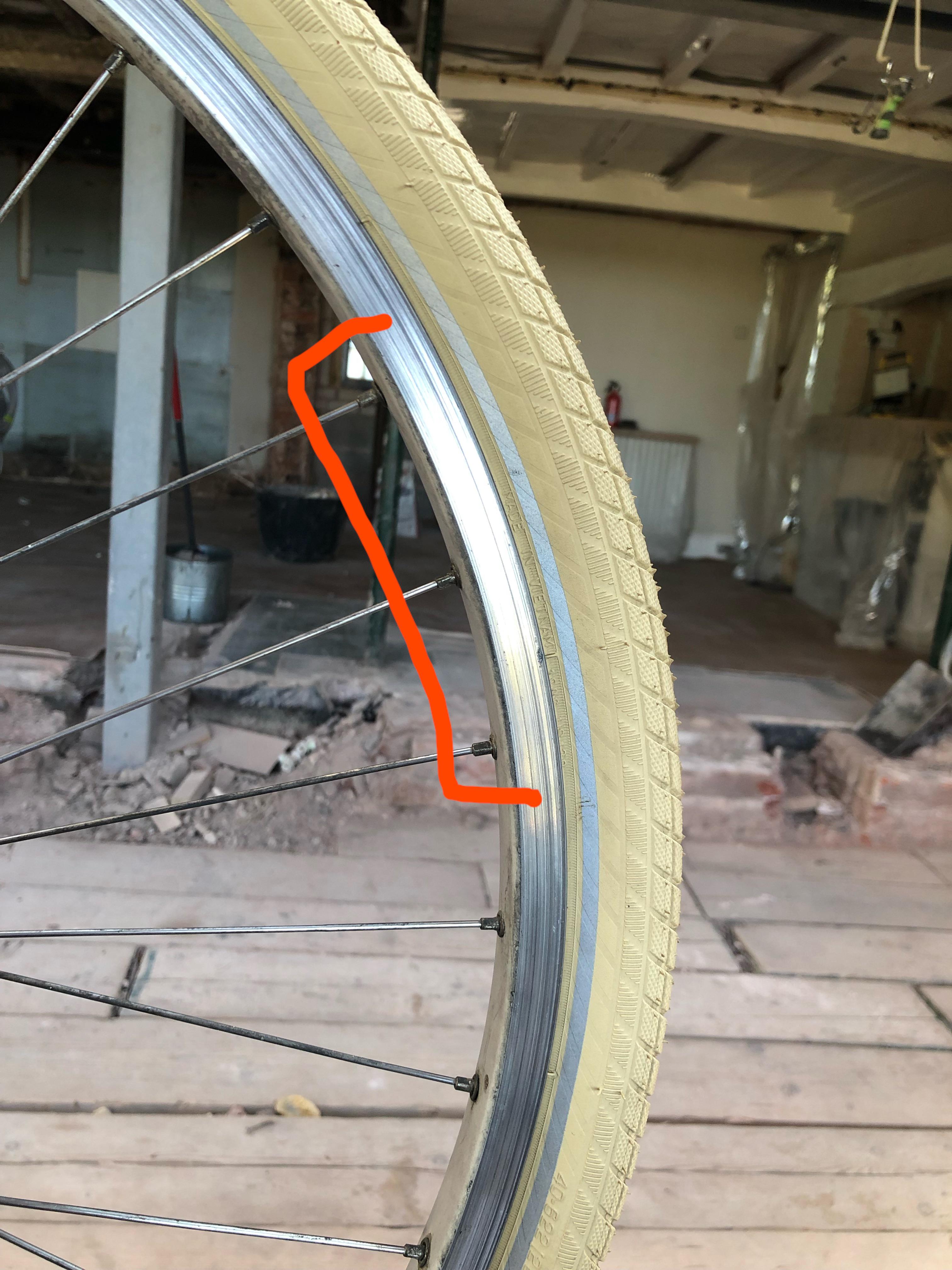 Bead won’t sit in at one point on my tyres? r/bikewrench