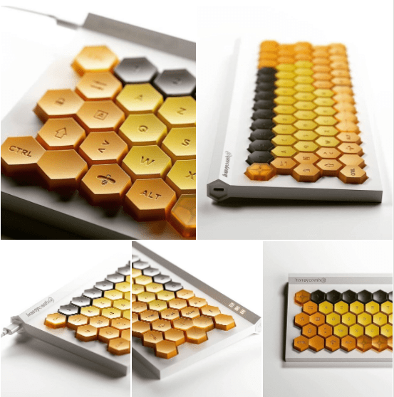 Honeycomb keyboard! : r/INEEEEDIT
