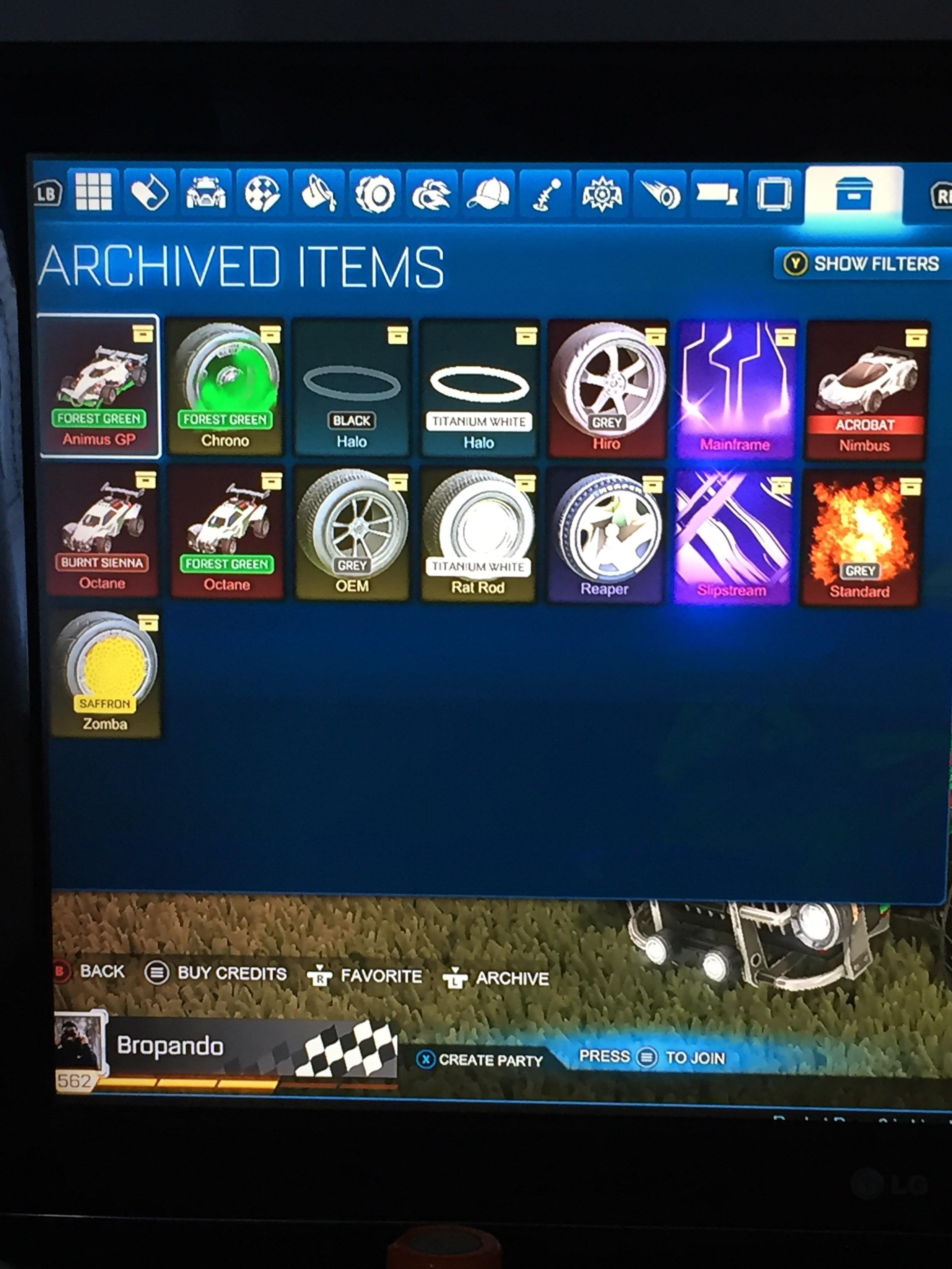 Xbox w offers r/rocket_league_trading
