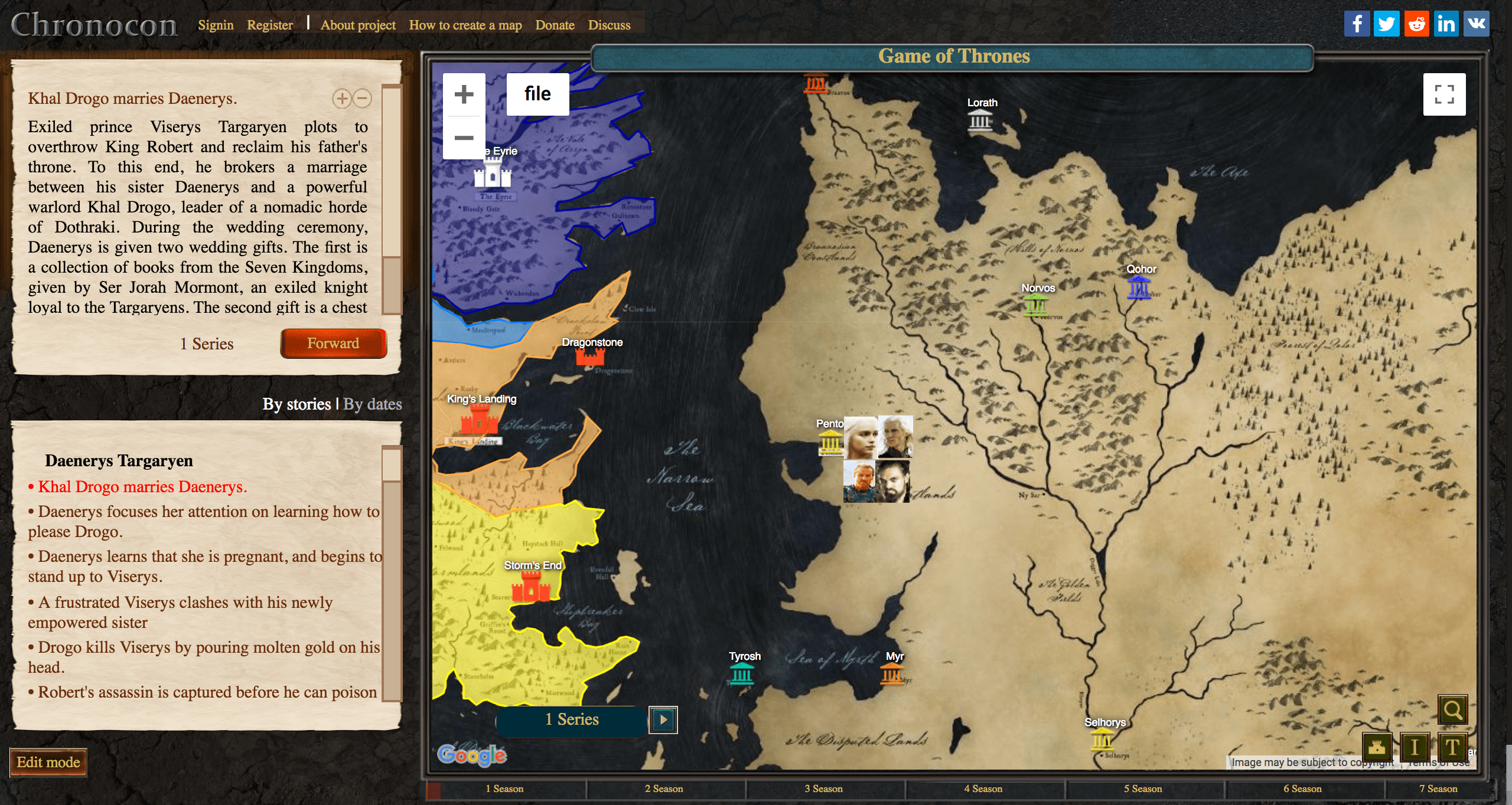 Game of Thrones Map Best Interactive GoT Maps of the North & Westeros