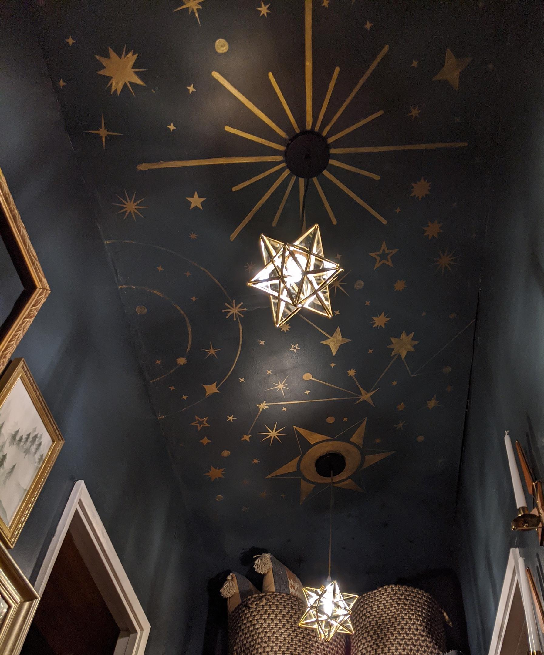 Obsessed with my celestial ceiling! r/somethingimade